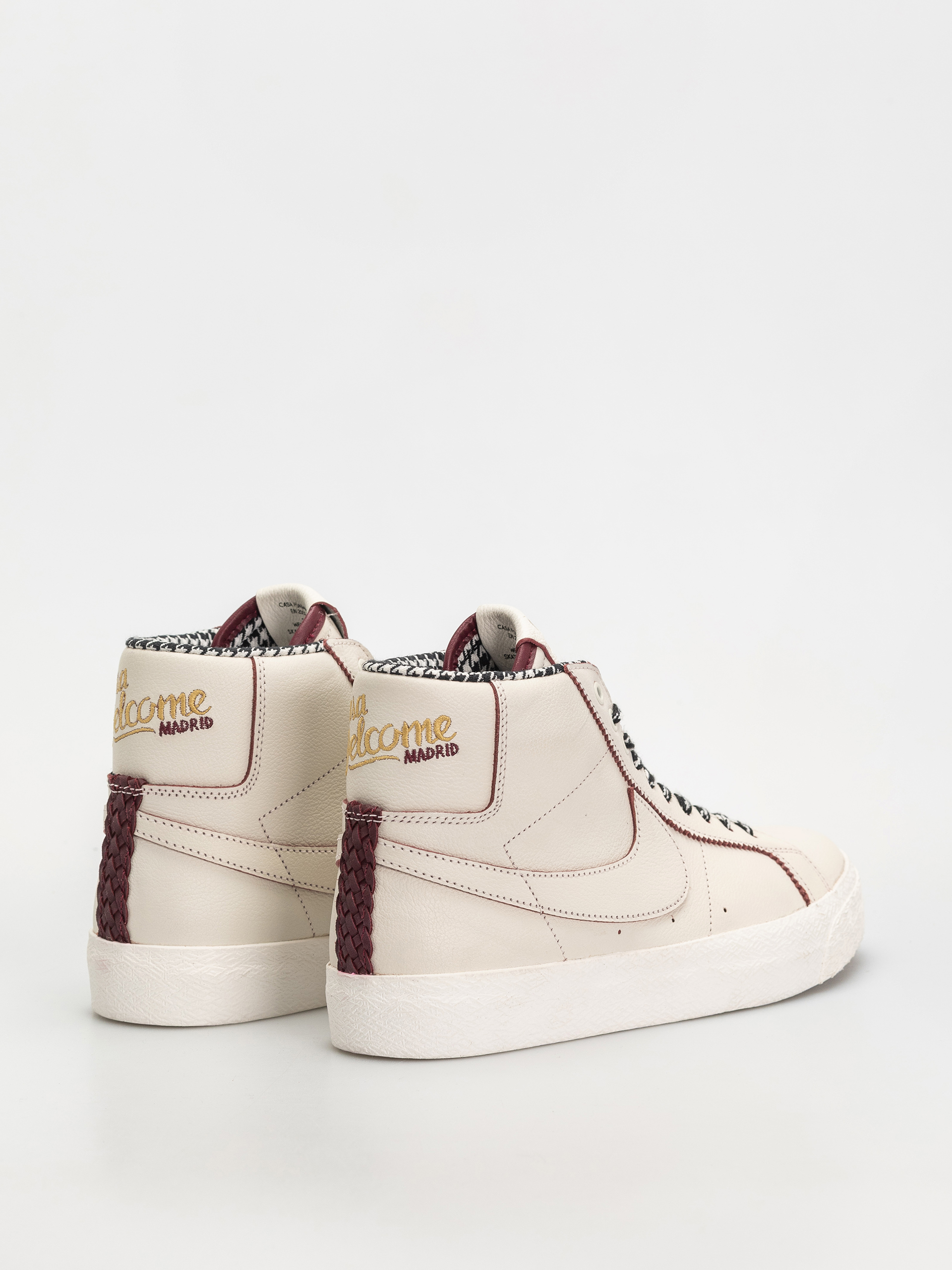 Nike SB Zoom Blazer Mid Welcome Skateboarding Cipők (sail/dark beetroot/white)