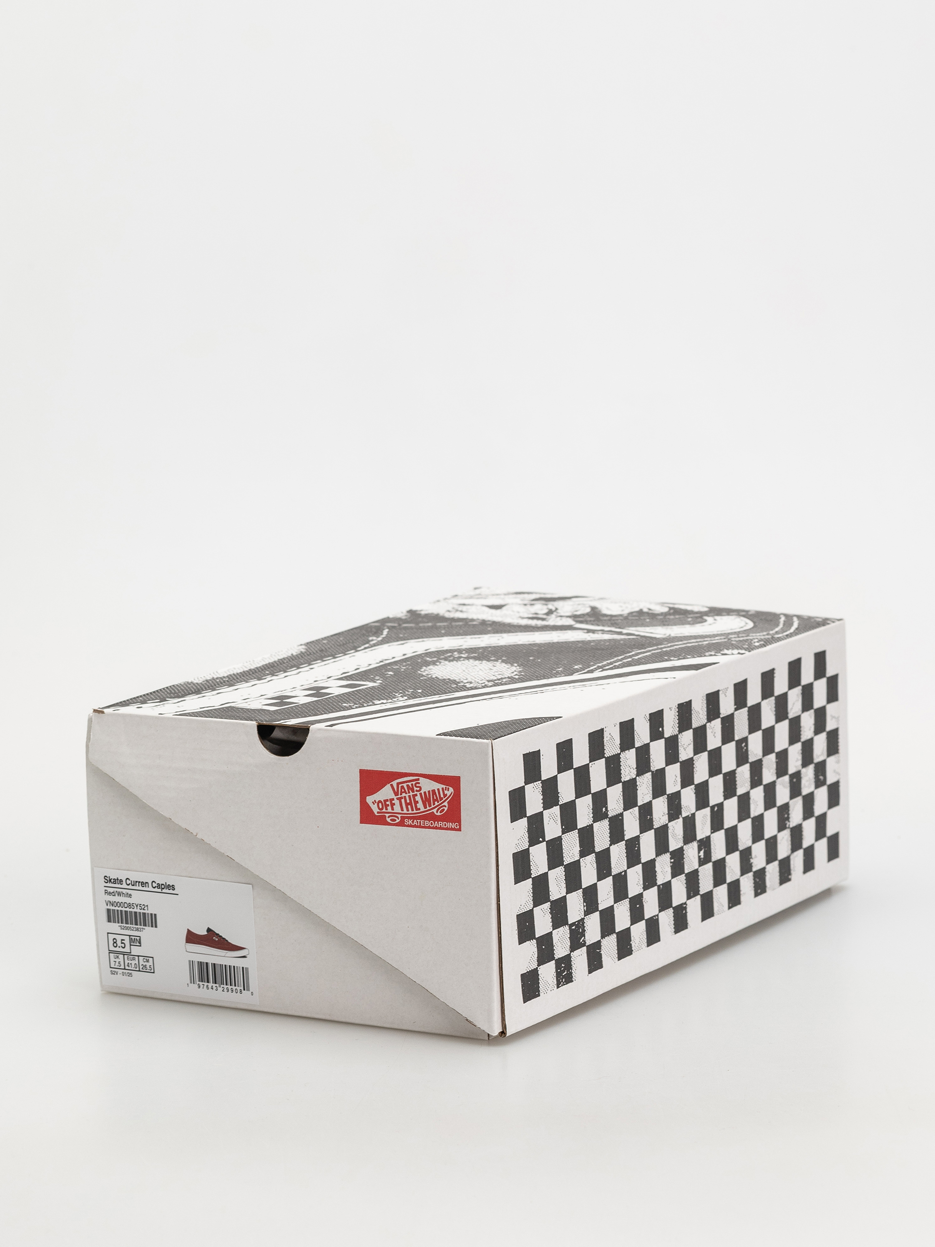 Cipők Vans Skate Curren Caples (red/white)