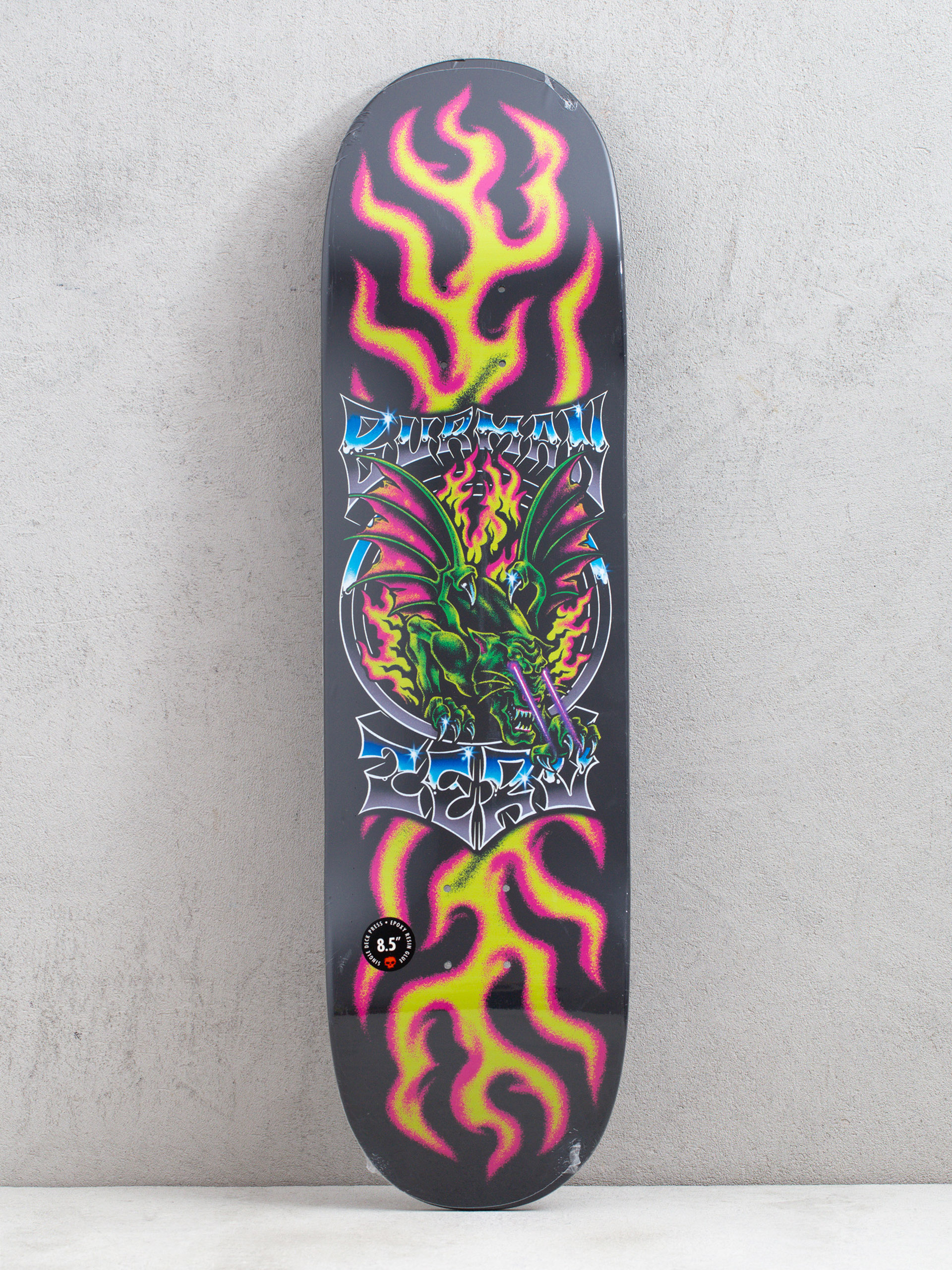 Gördeszka lap Zero Burman Chrome (all black)