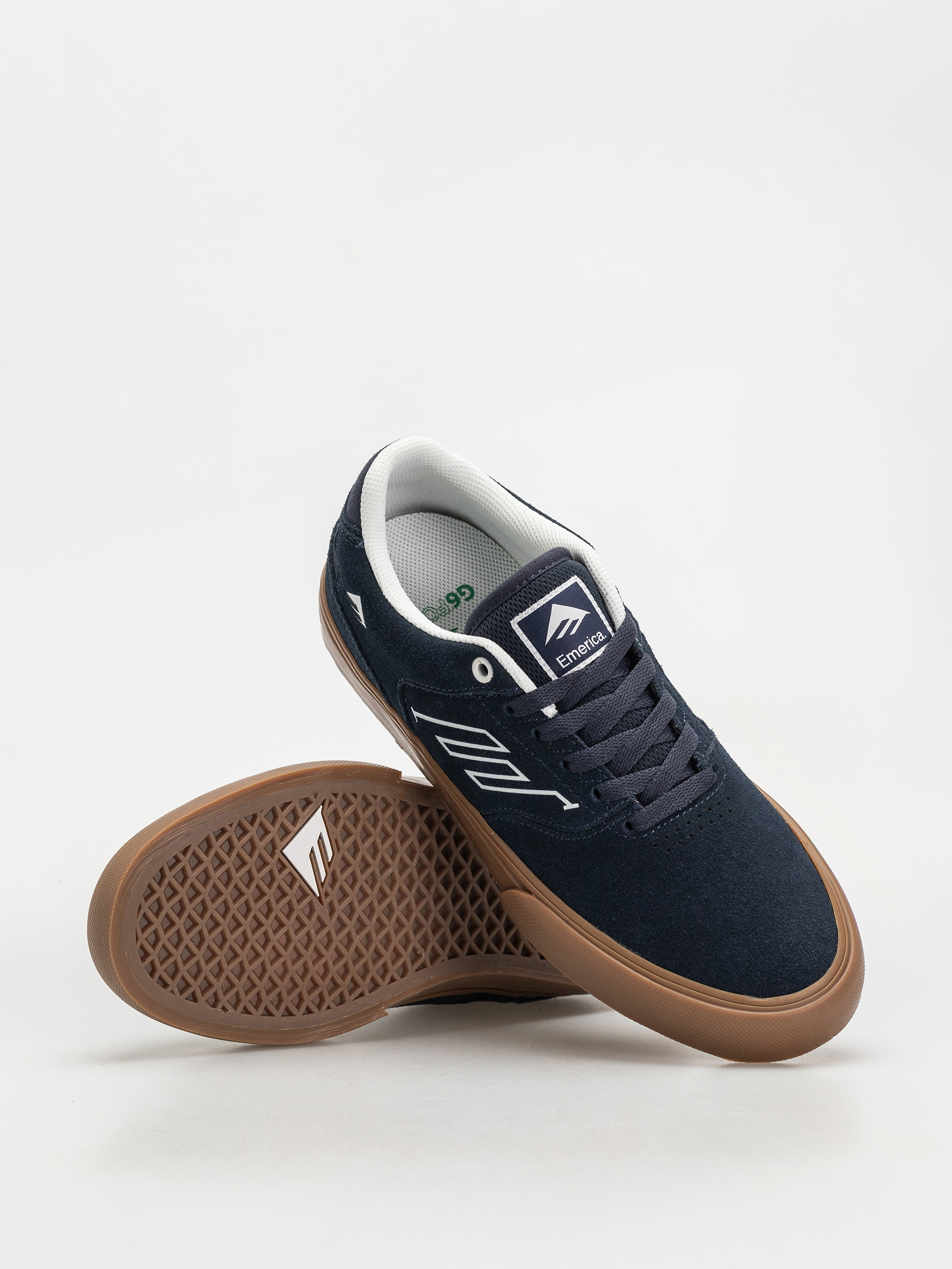 Emerica The Low Vulc Cipők (navy/gum)