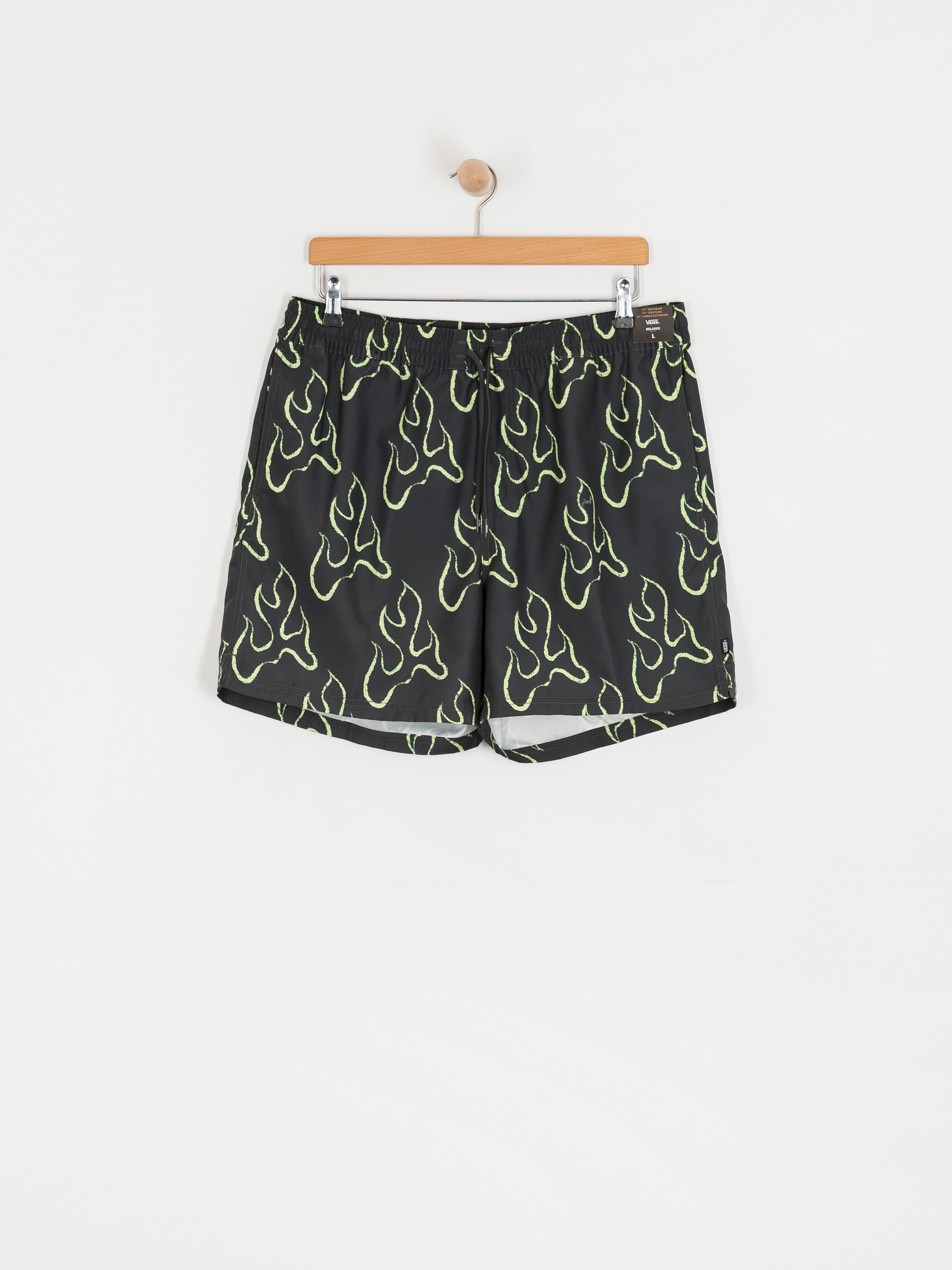 Vans Primary Print Elastic Boardshort (asphalt/shadow lime)