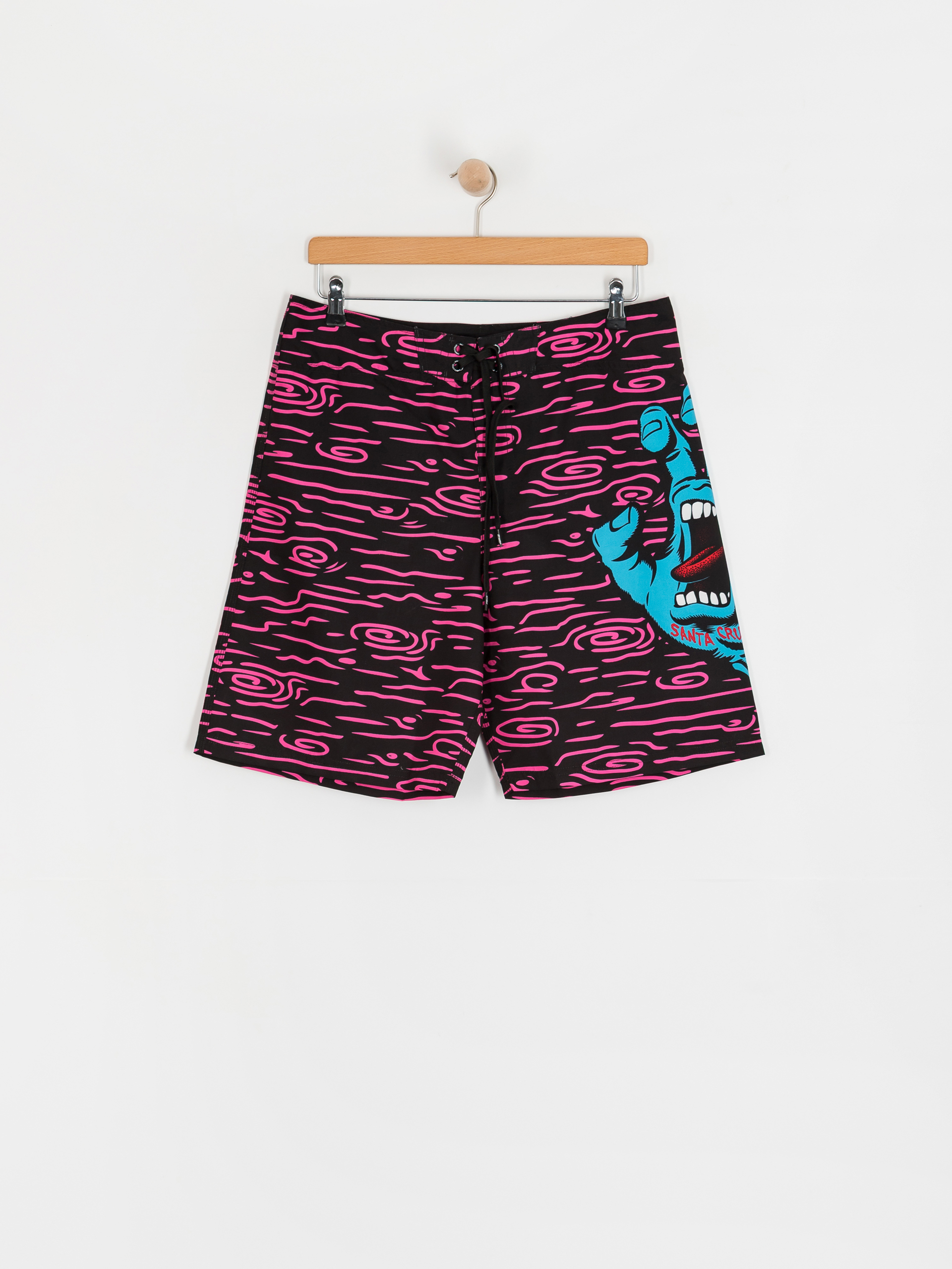 Santa Cruz Screaming Hand Boardshort (neon wood)