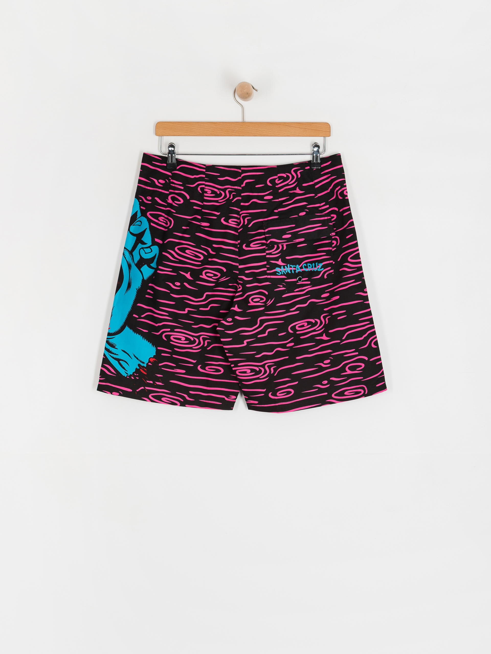 Santa Cruz Screaming Hand Boardshort (neon wood)