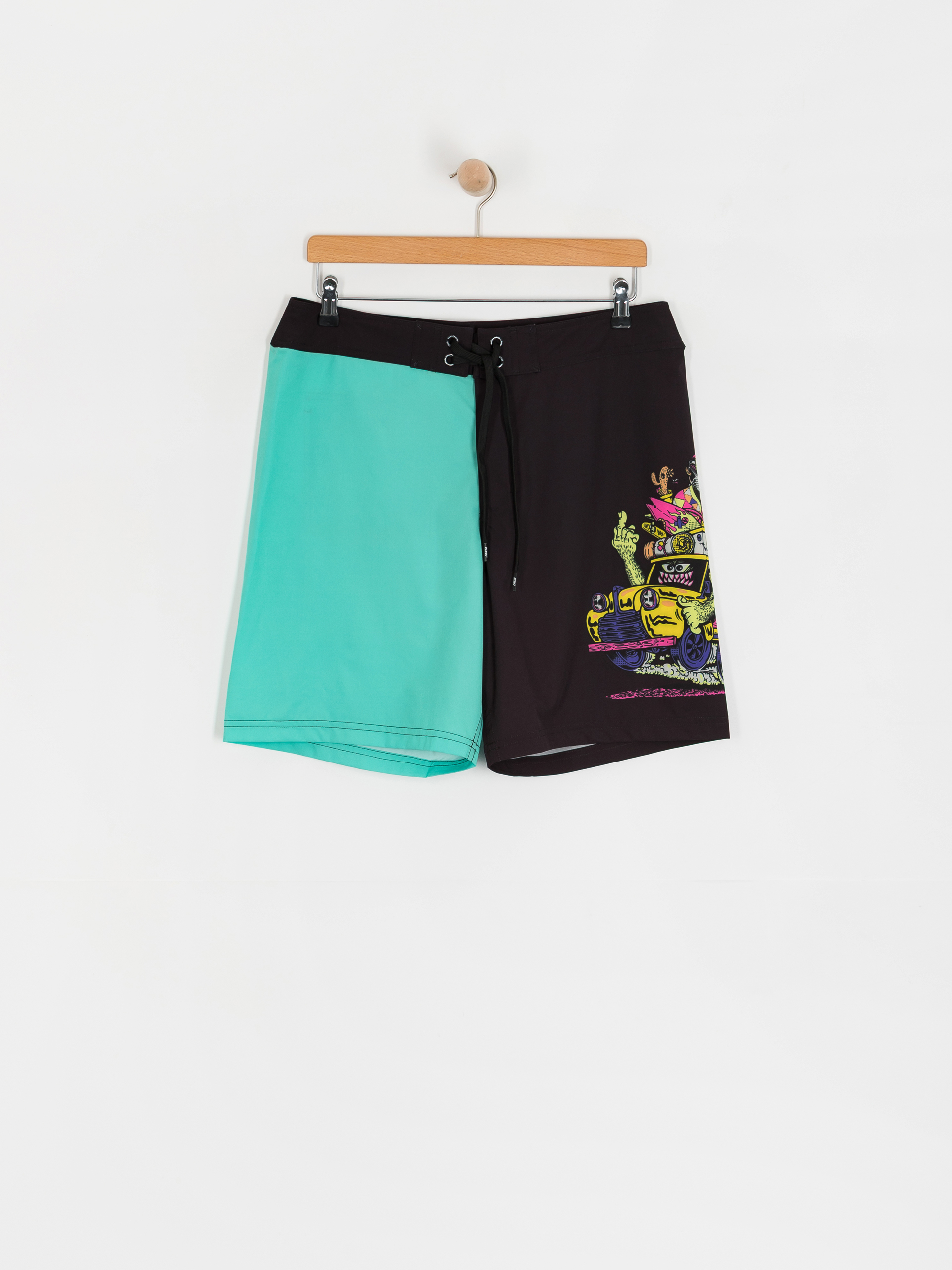 Santa Cruz Johnson Beast Wagon Boardshort (black/pool blue)
