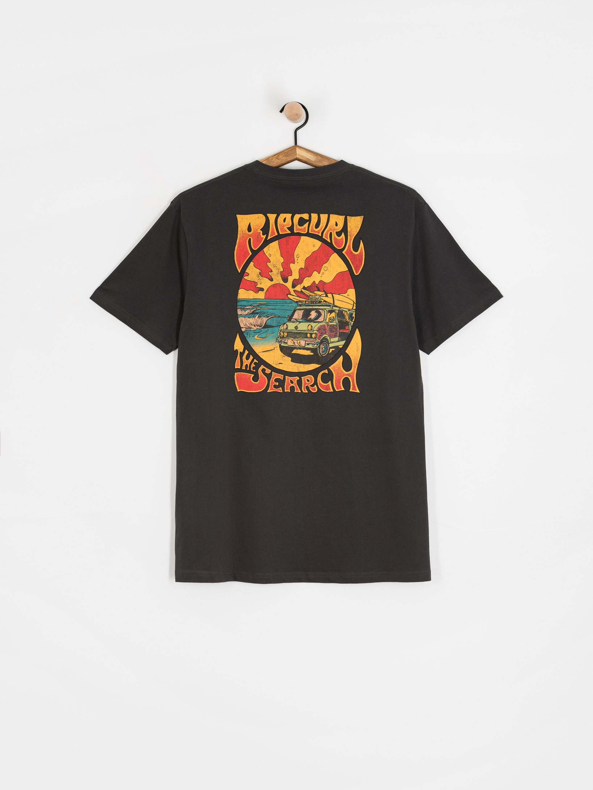Rip Curl Keep On Trucking Póló (washed black)