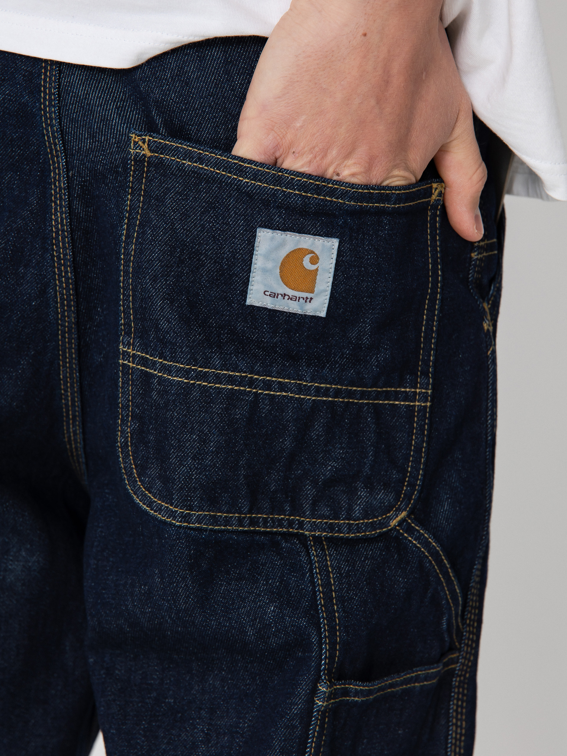 Rövidnadrág Carhartt WIP Single Knee (blue)