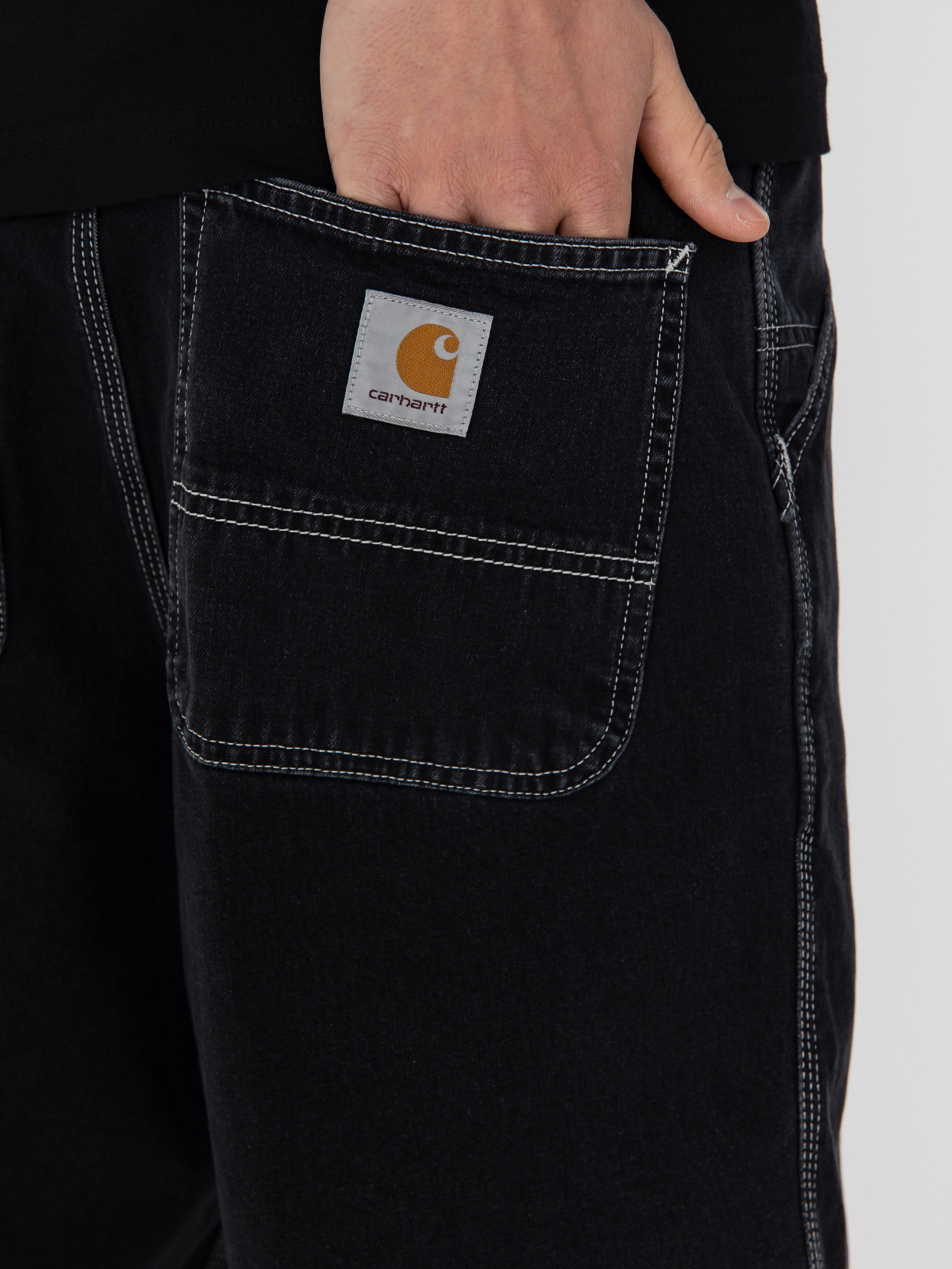 Rövidnadrág Carhartt WIP Simple (black)