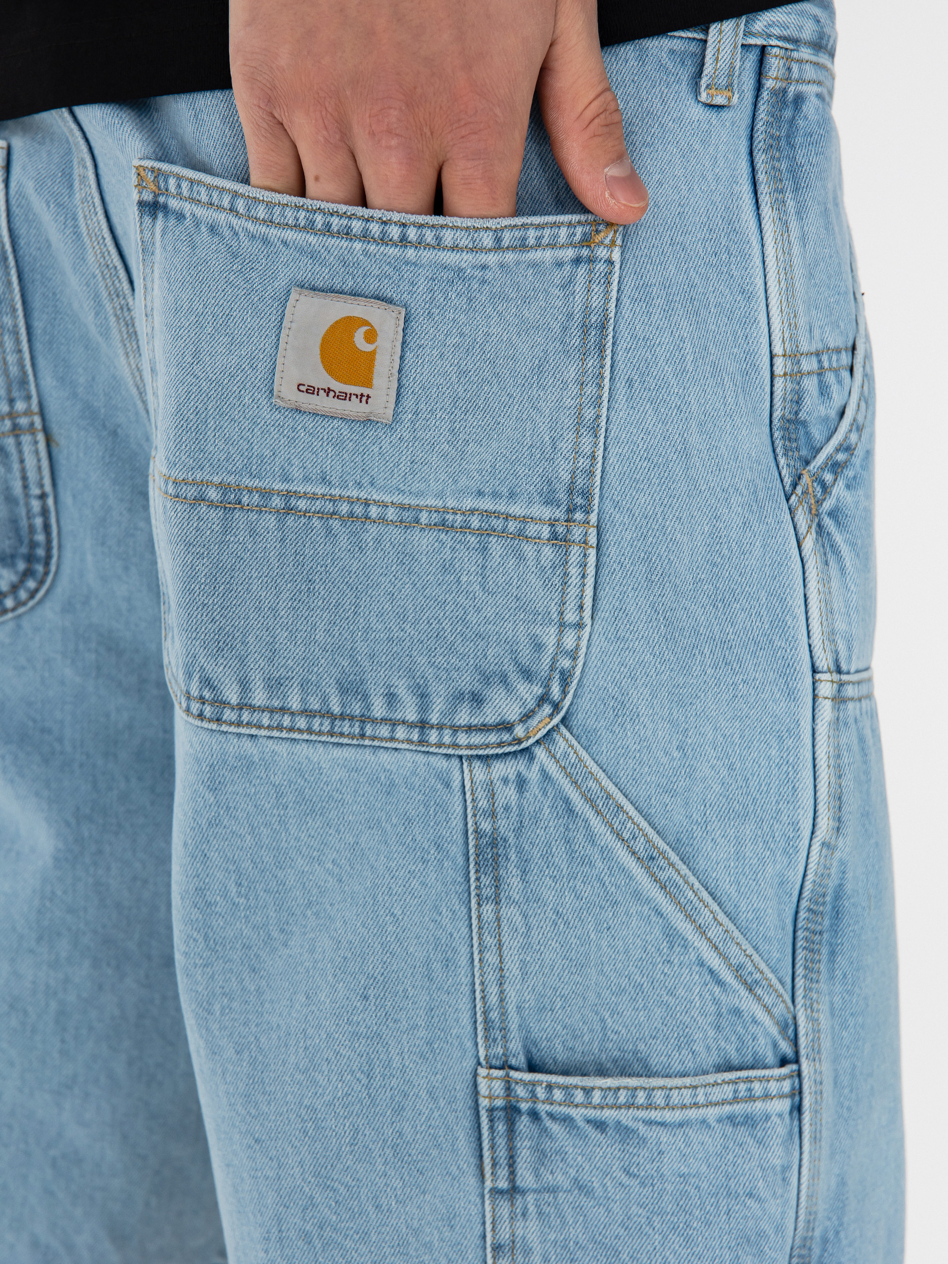 Rövidnadrág Carhartt WIP Double Knee (blue)