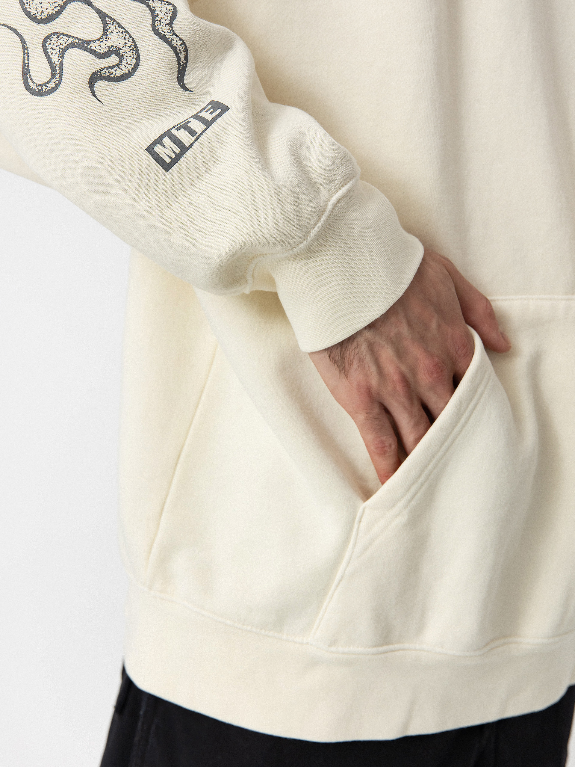 Vans Mte Smokey Elevations HD Kapucnis pulóver (egret)