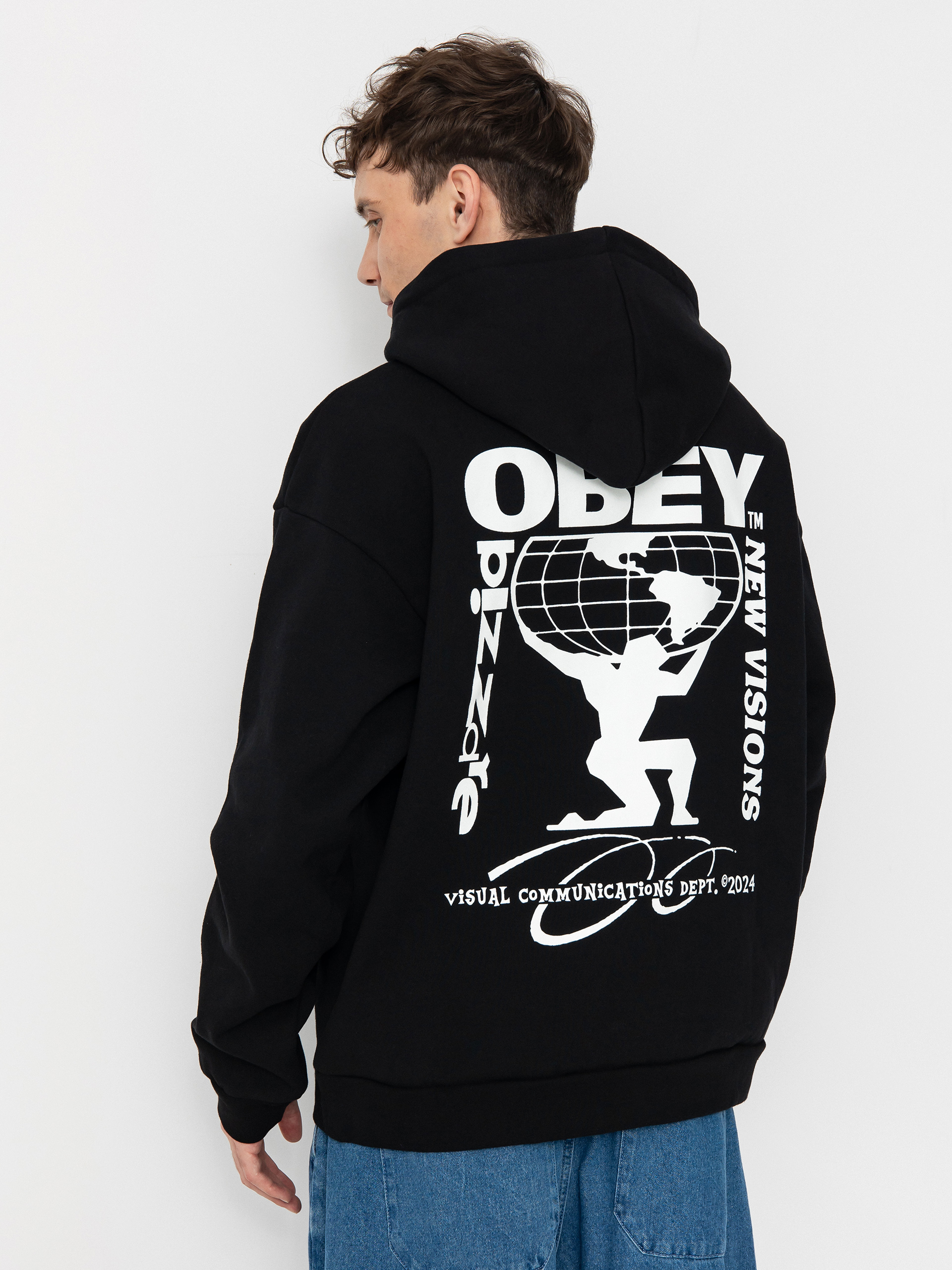 OBEY New Visions Extra Heavy HD Kapucnis pulóver