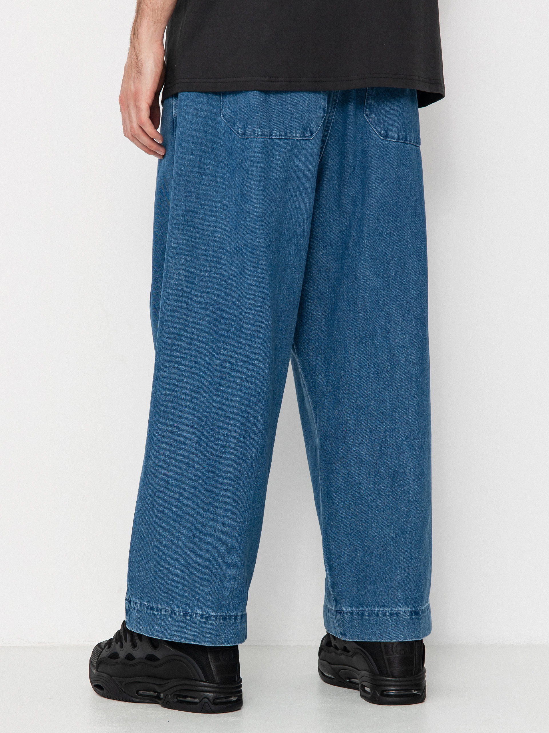 Kisnadrág OBEY Oliver Denim Pleated (light indigo)