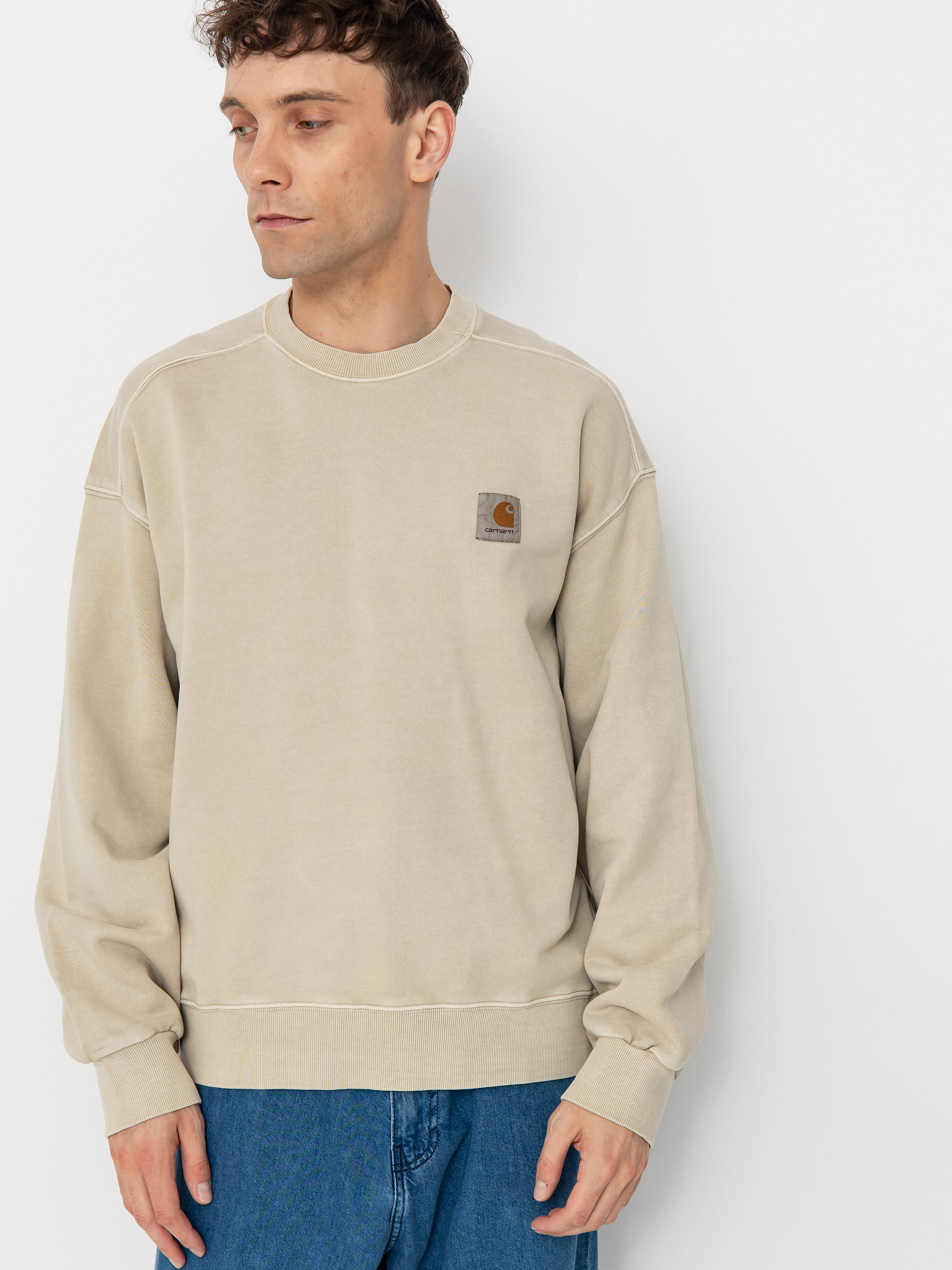 Carhartt WIP Nelson Pulóver (fleur de sel)
