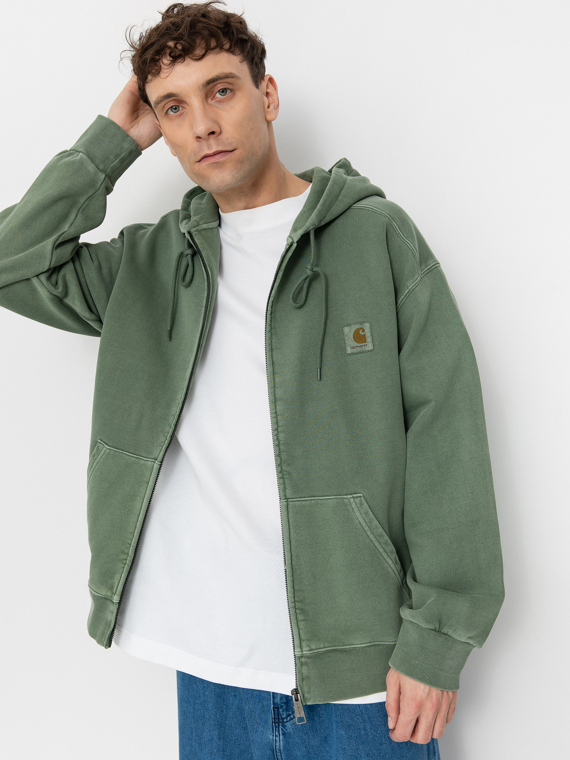 Carhartt WIP Nelson ZHD Kapucnis pulóver (park)