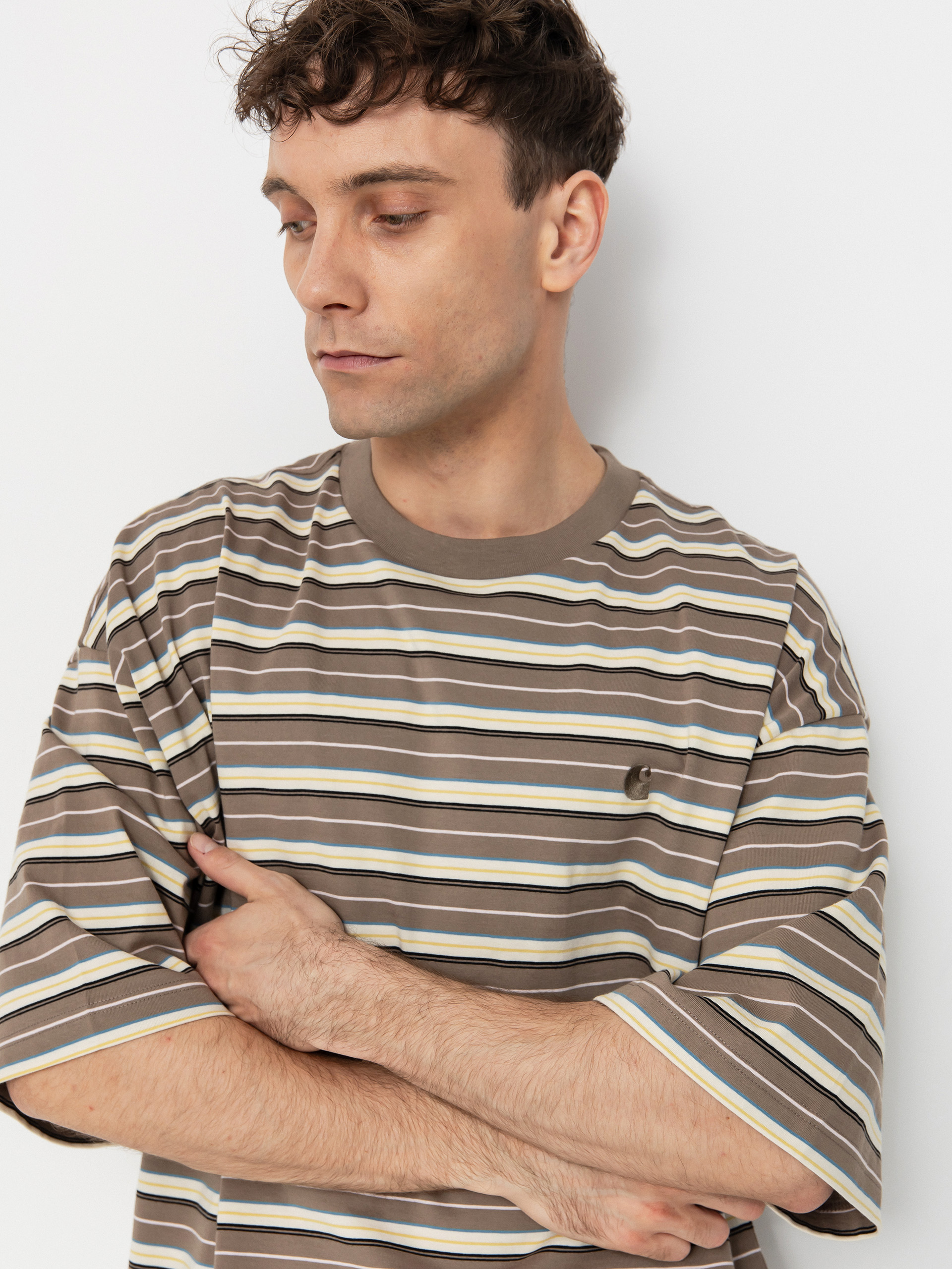 Carhartt WIP Nathan Póló (nathan stripe/branch)