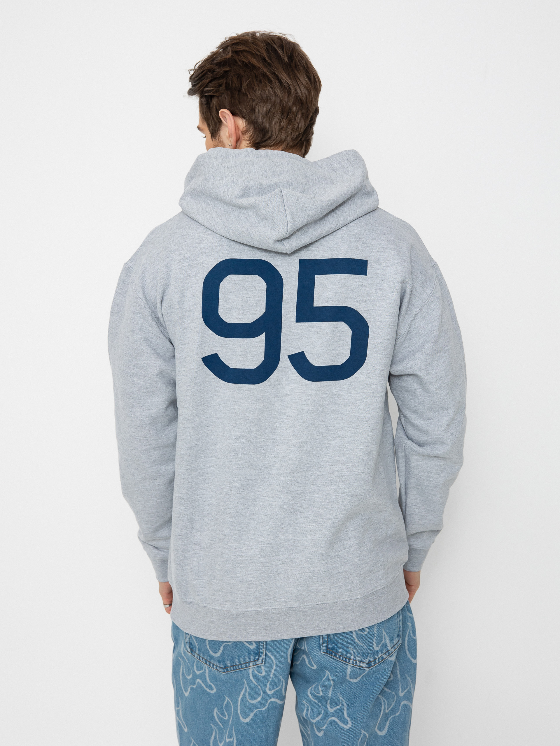 eS 95 HD Kapucnis pulóver (grey heather)