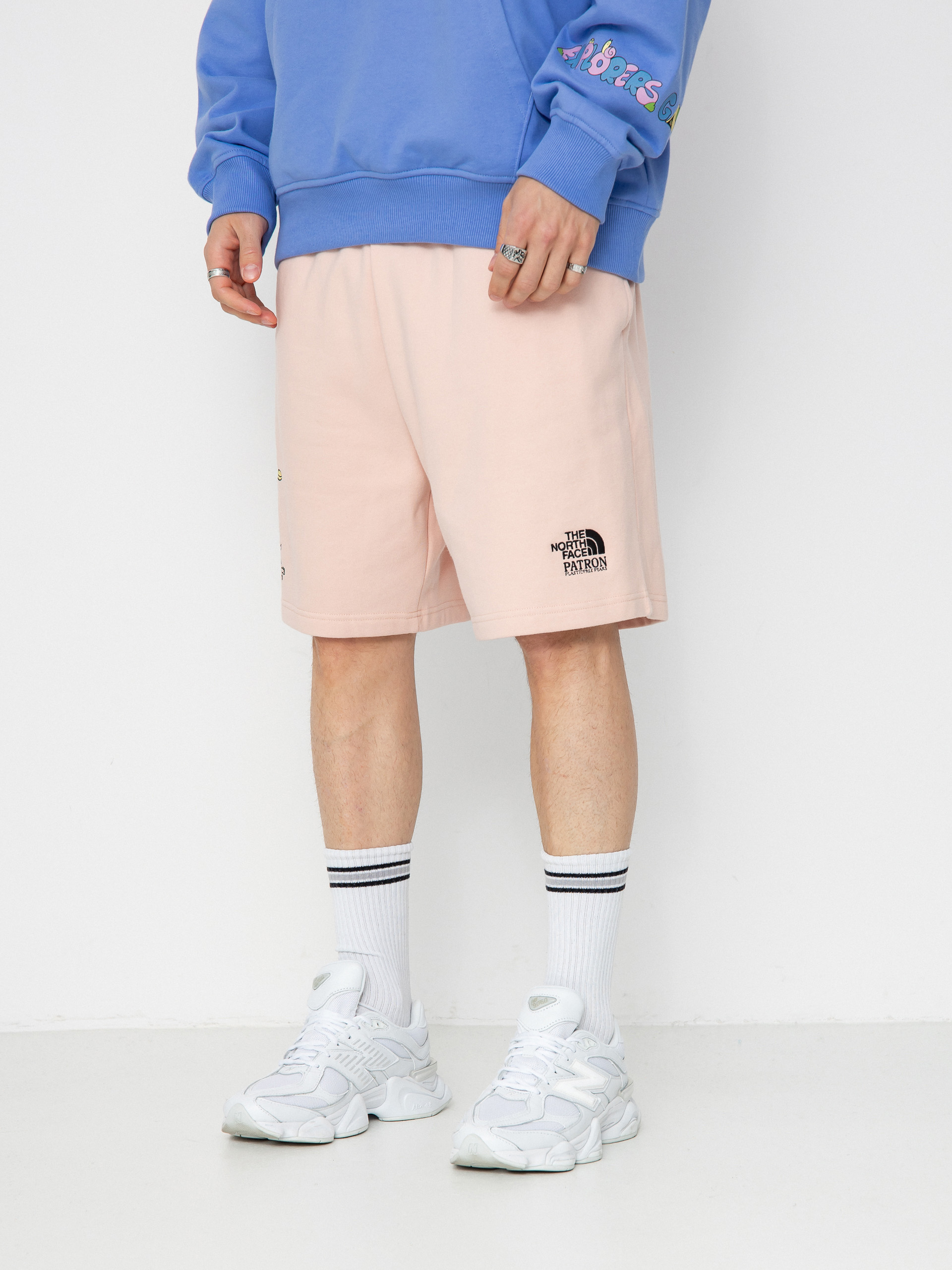 The North Face Mountain Cleanup Relaxed Rövidnadrág (pink moss)