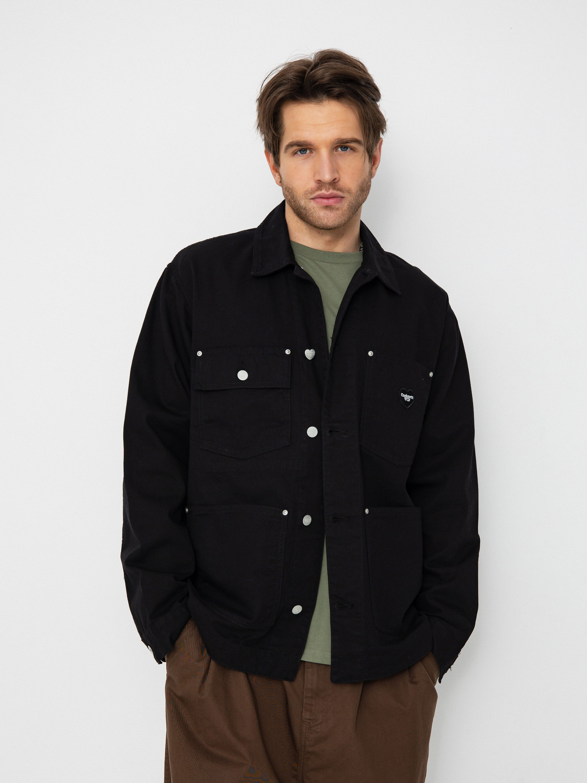 Carhartt WIP Drewe Chore Coat Dzseki (black)