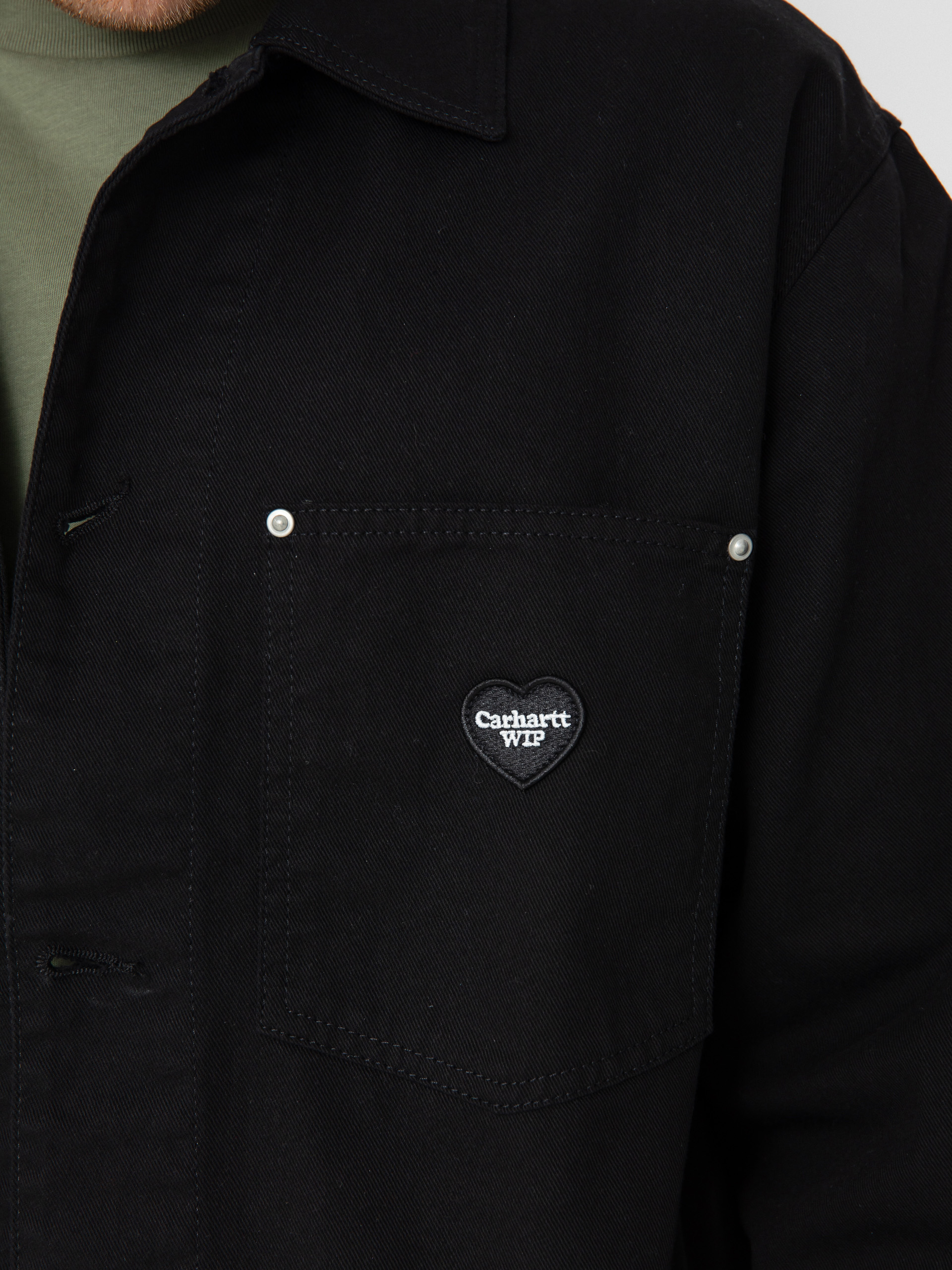 Carhartt WIP Drewe Chore Coat Dzseki (black)