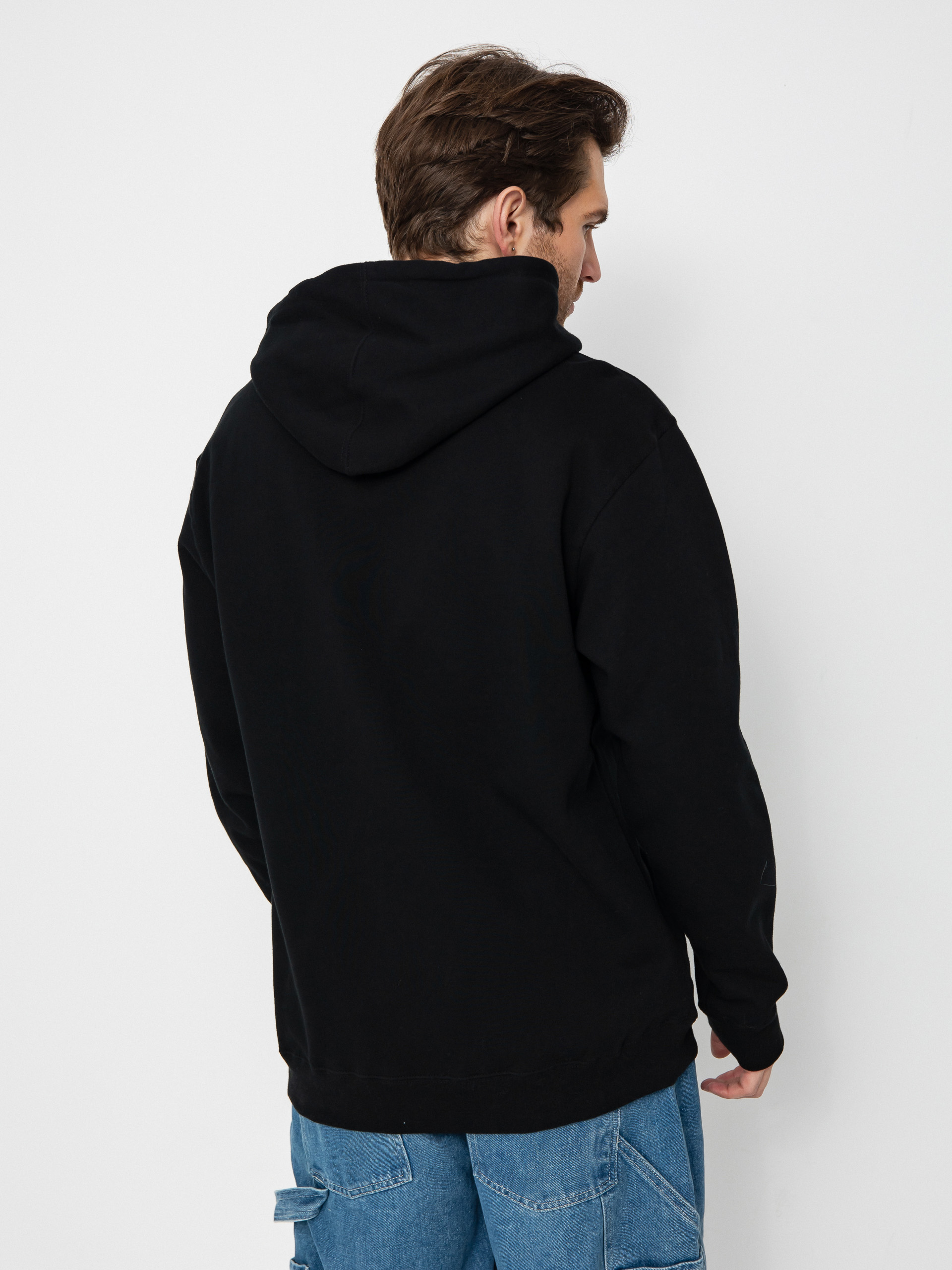 Spitfire Bighead Fill HD Kapucnis pulóver (black/black red & white print)