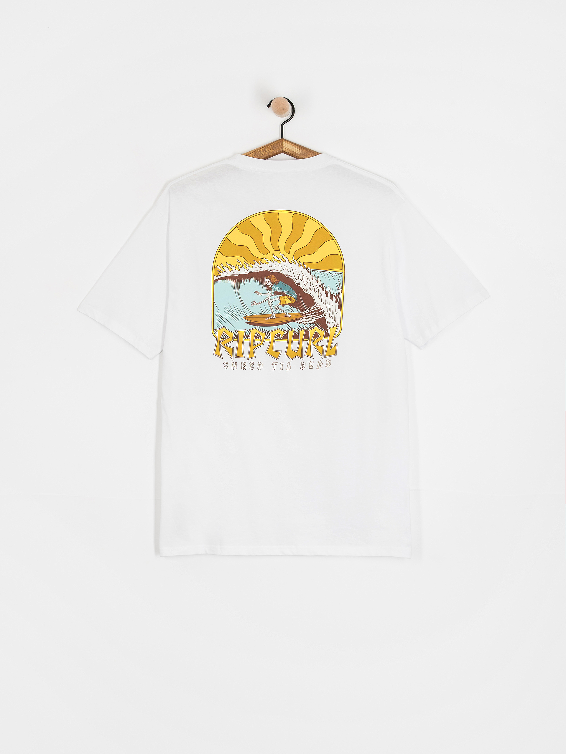Rip Curl Shred Til Póló (white)