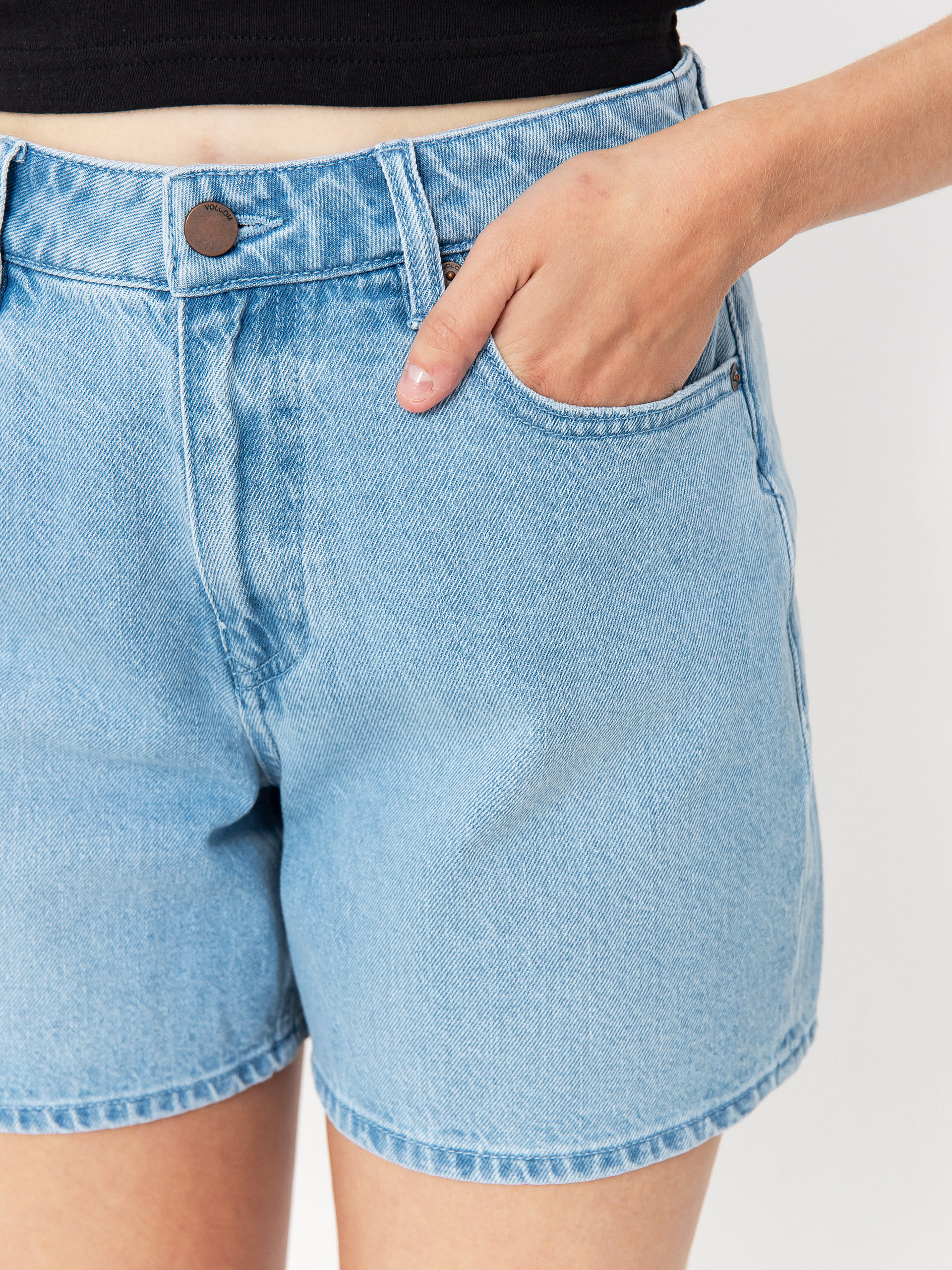 Rövidnadrág Volcom Stoned Bf Wmn (blue bird)