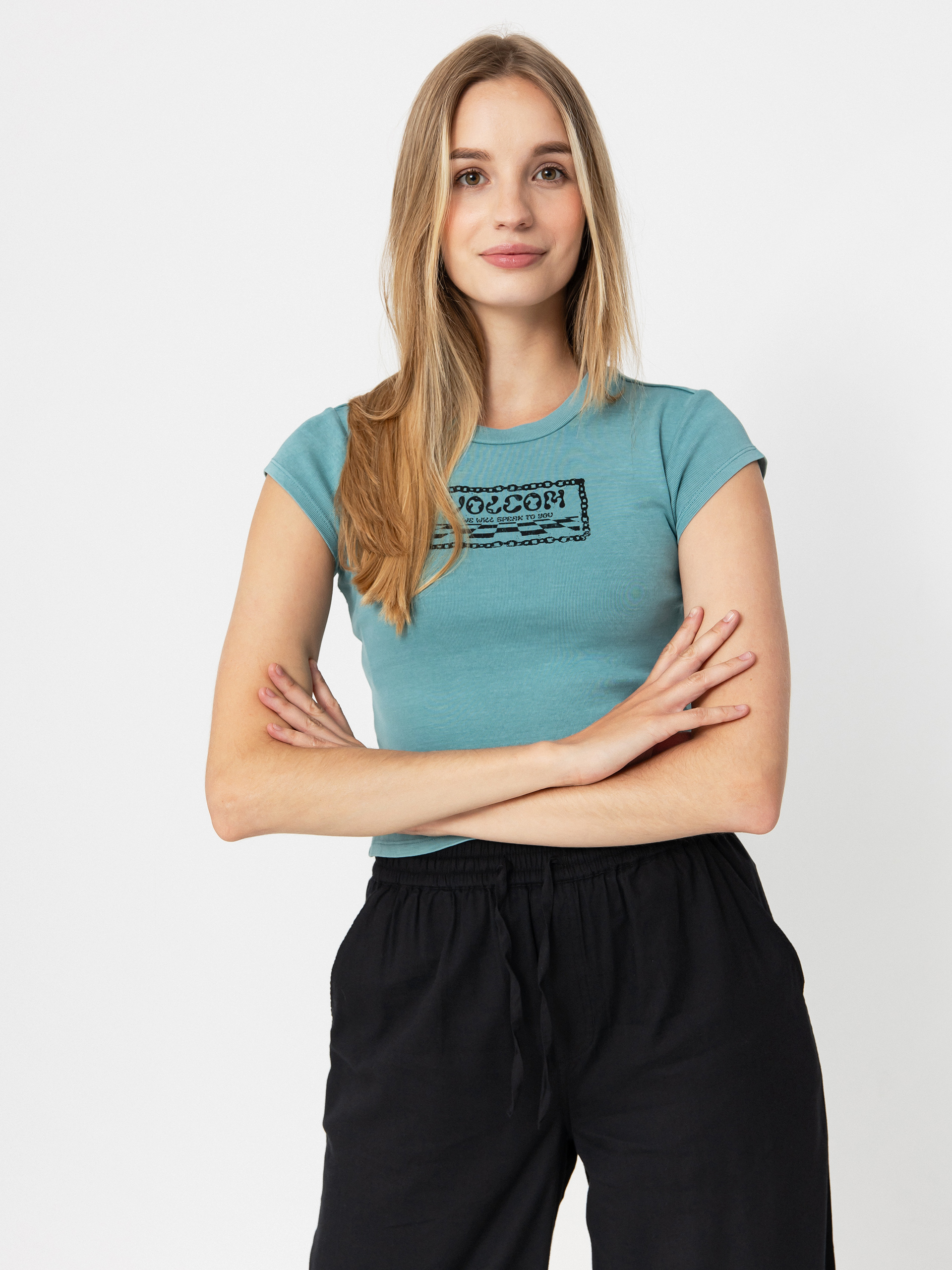 Volcom Fa F Rygalski Baby Wmn Póló (teal)