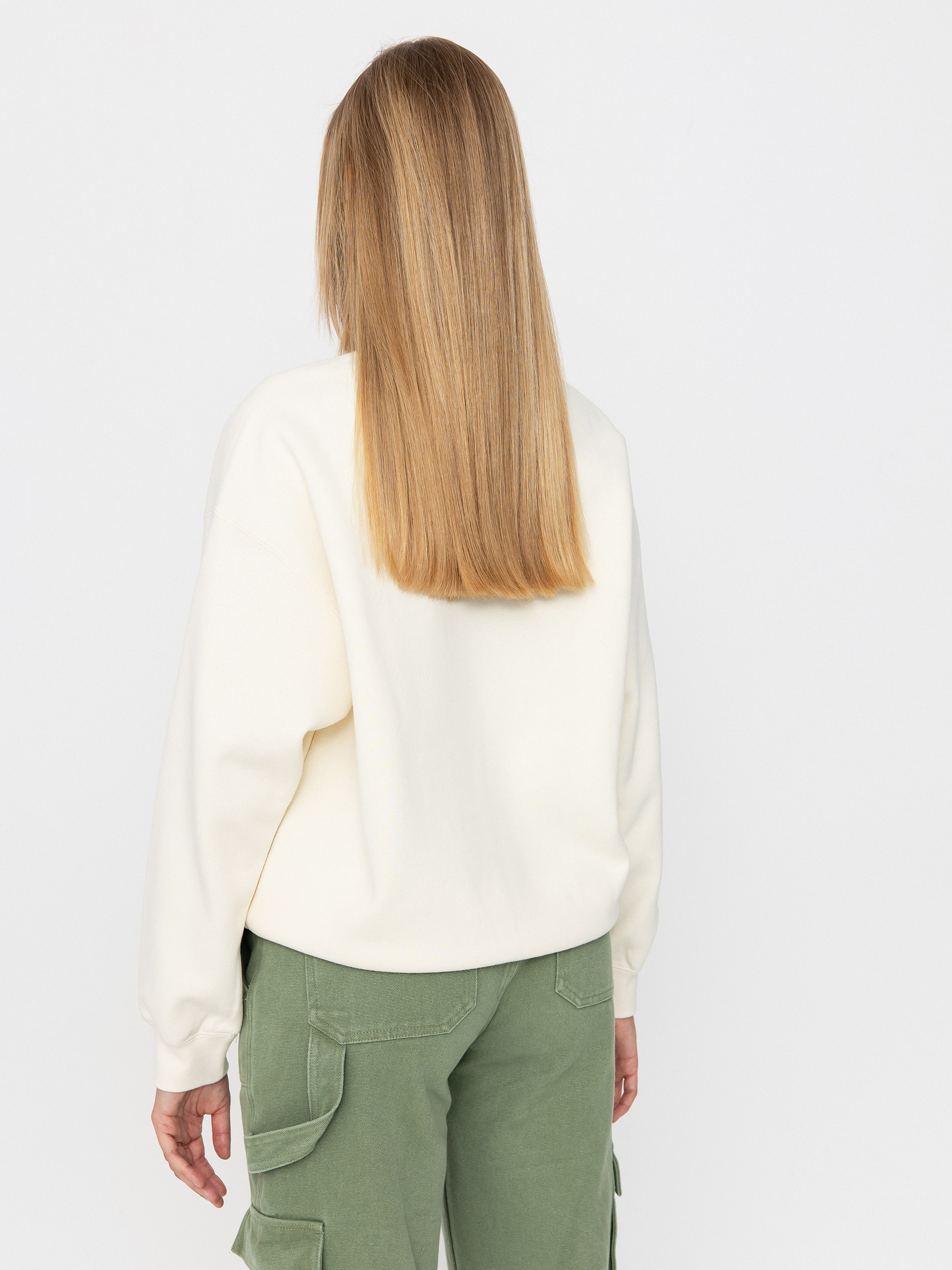 OBEY Int Crew Pulóver (unbleached)