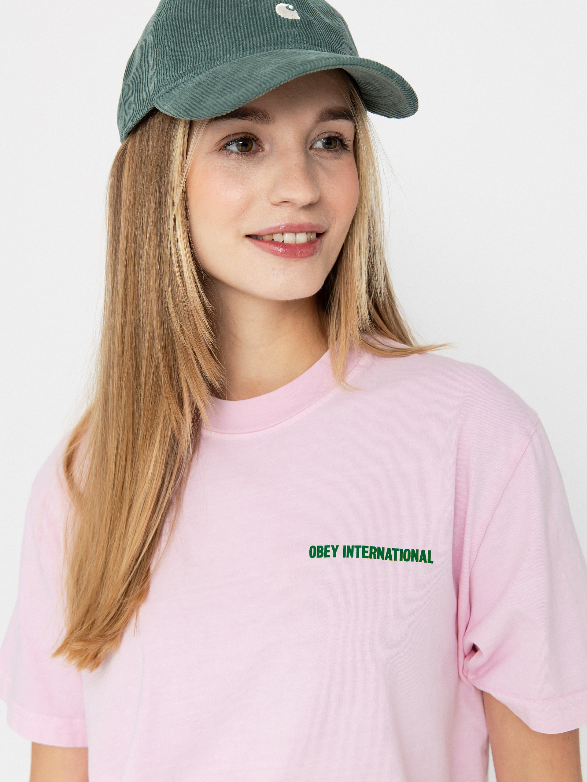 OBEY International Cities Wmn Póló (pigment cradle pink)