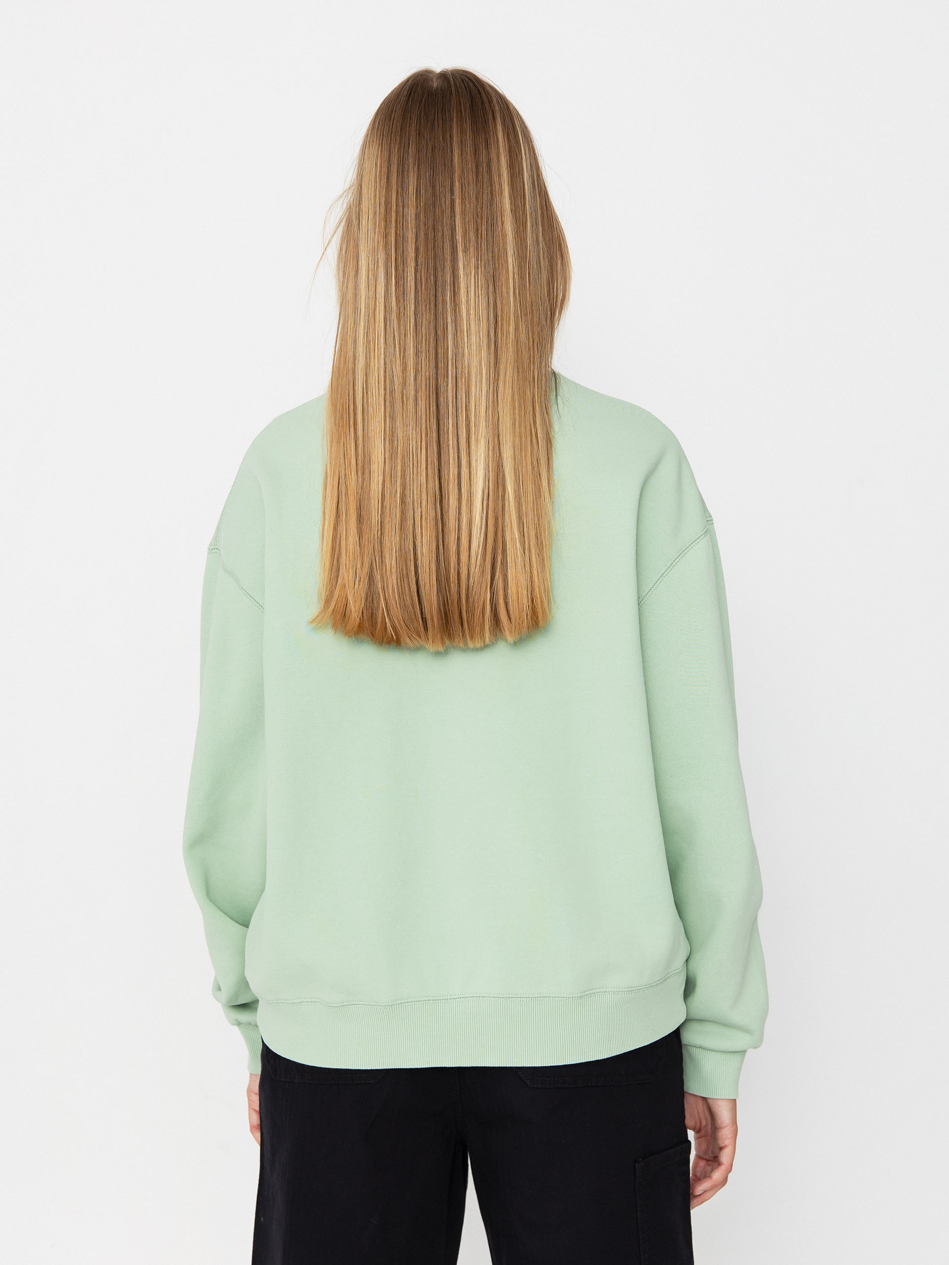 Santa Cruz Asp Butterfly Crew Wmn Pulóver (pale sage wash)