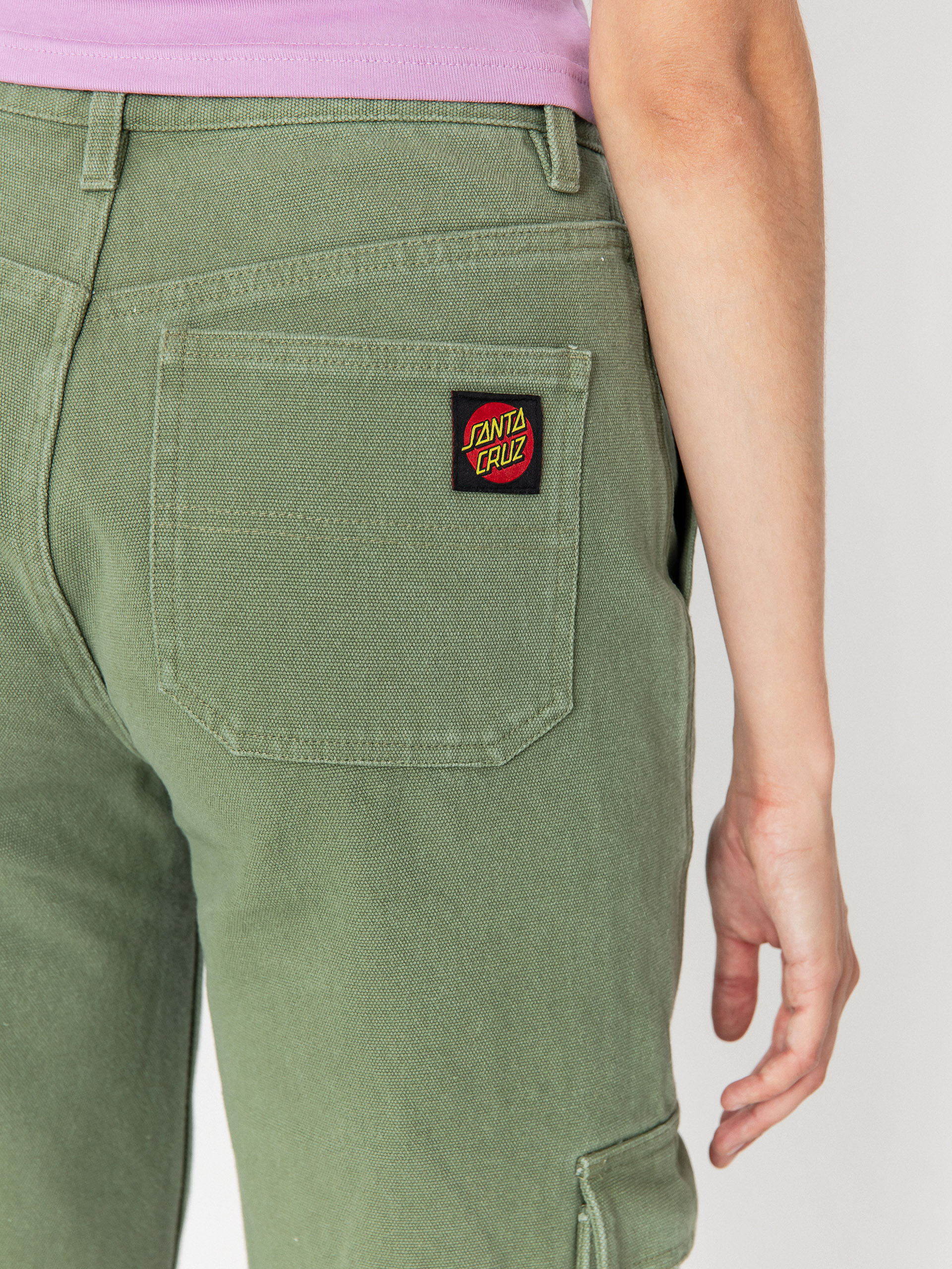 Santa Cruz Workers Cargo Wmn Kisnadrág (pale sage wash)