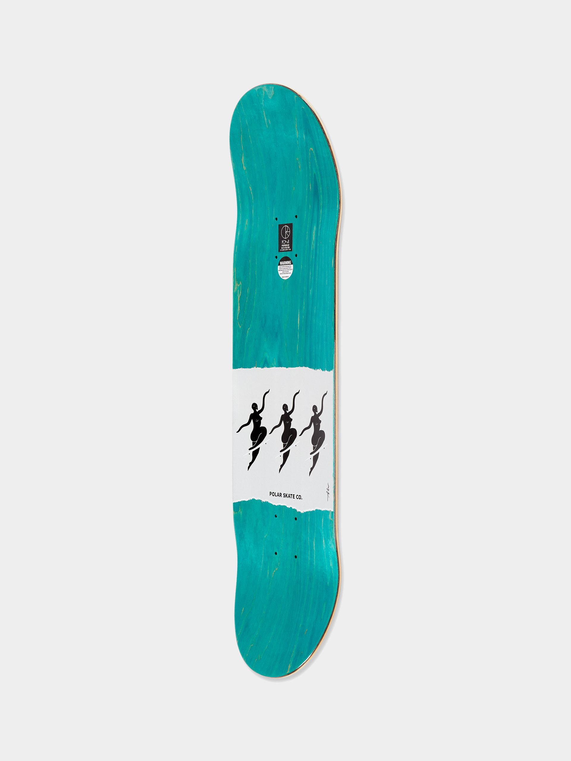 Polar Skate Team Model No Complies Gördeszka lap (white)