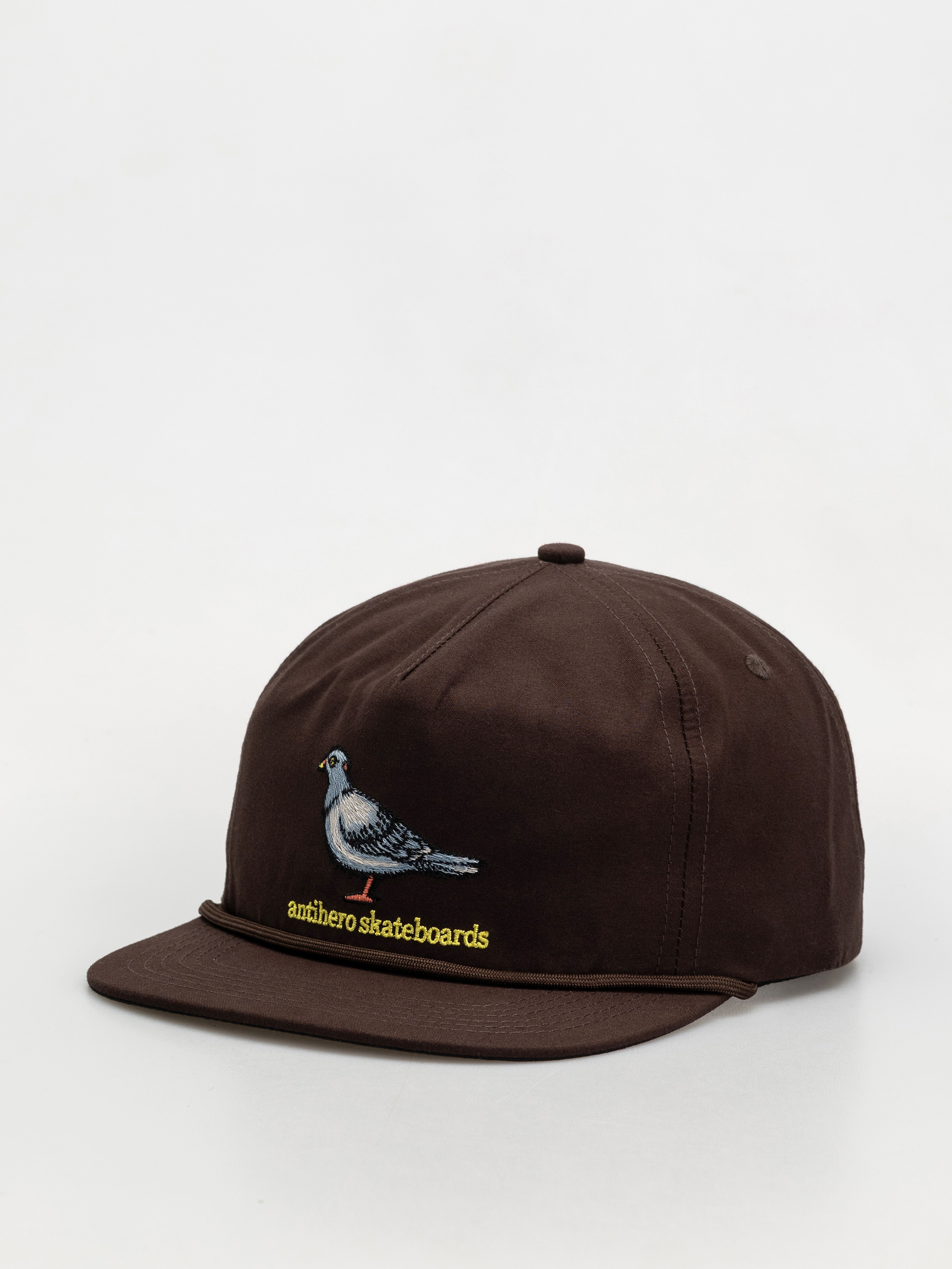 Antihero Lil Pigeon Baseball sapka (dark brown/yellow)