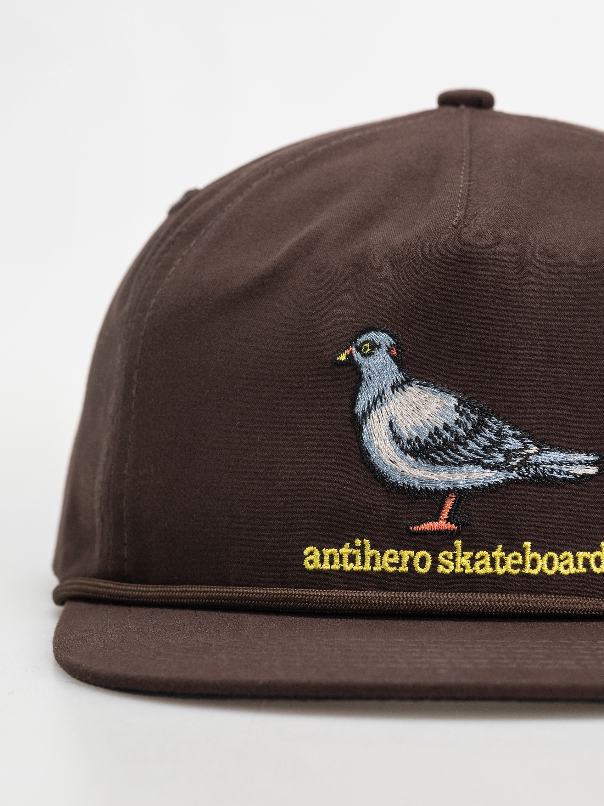 Antihero Lil Pigeon Baseball sapka (dark brown/yellow)