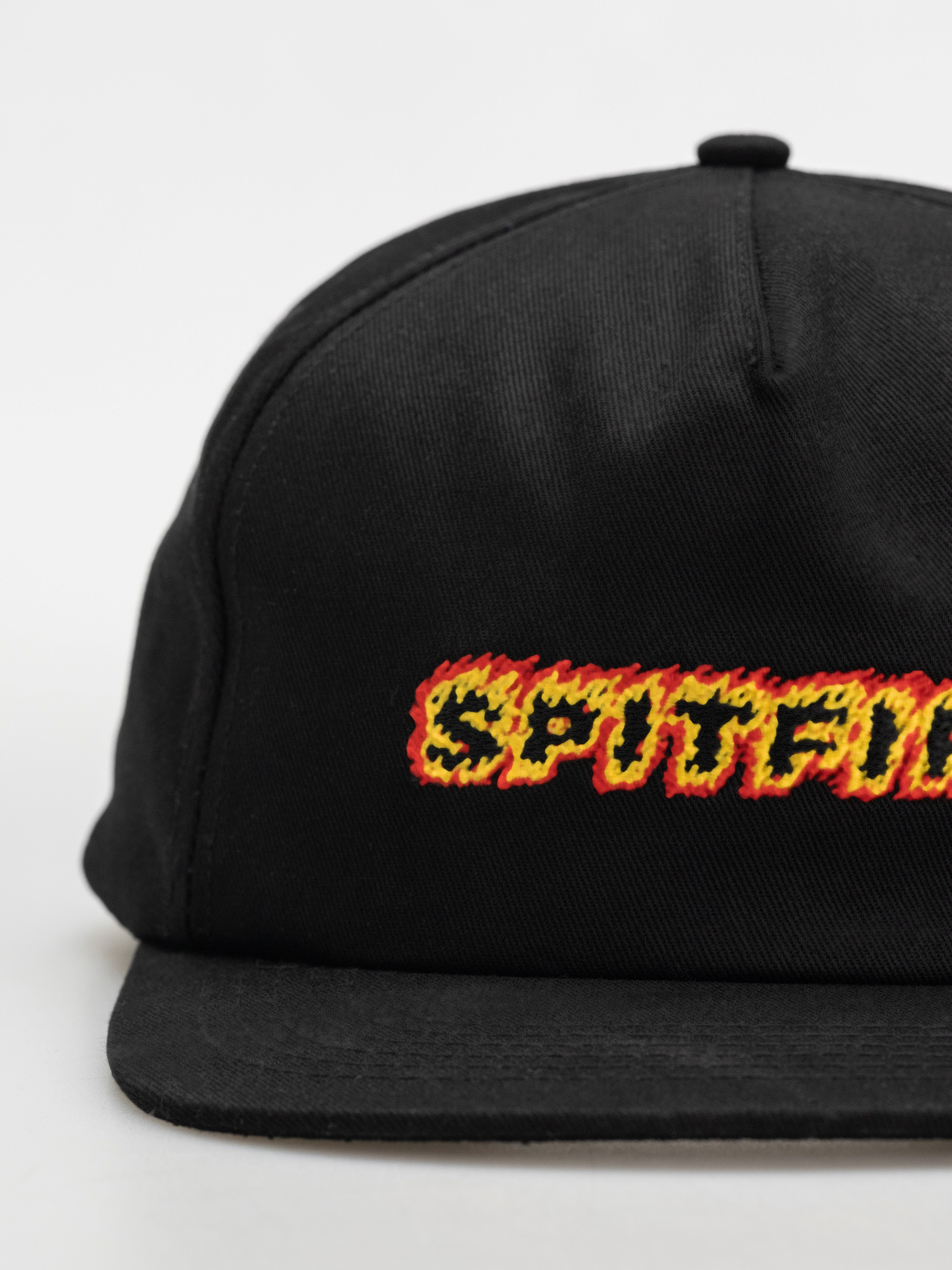 Spitfire Flames Script Baseball sapka (black)