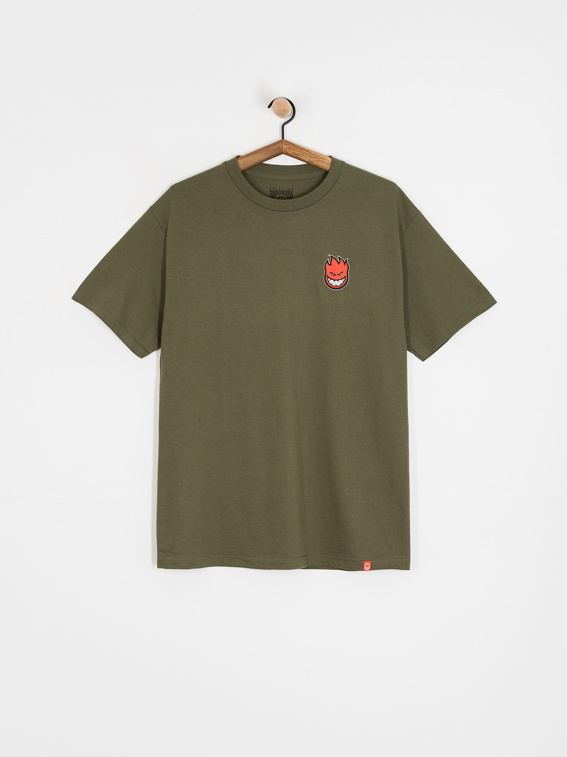 Spitfire Lil Bighead Fill Póló (military green w/red black&white print)