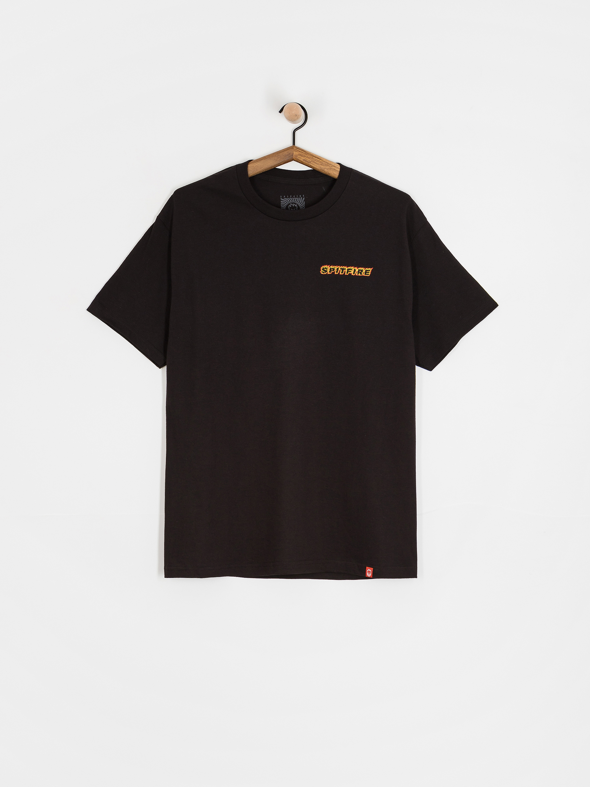 Spitfire Og Classic Flame Póló (black w/red&yellow prints)