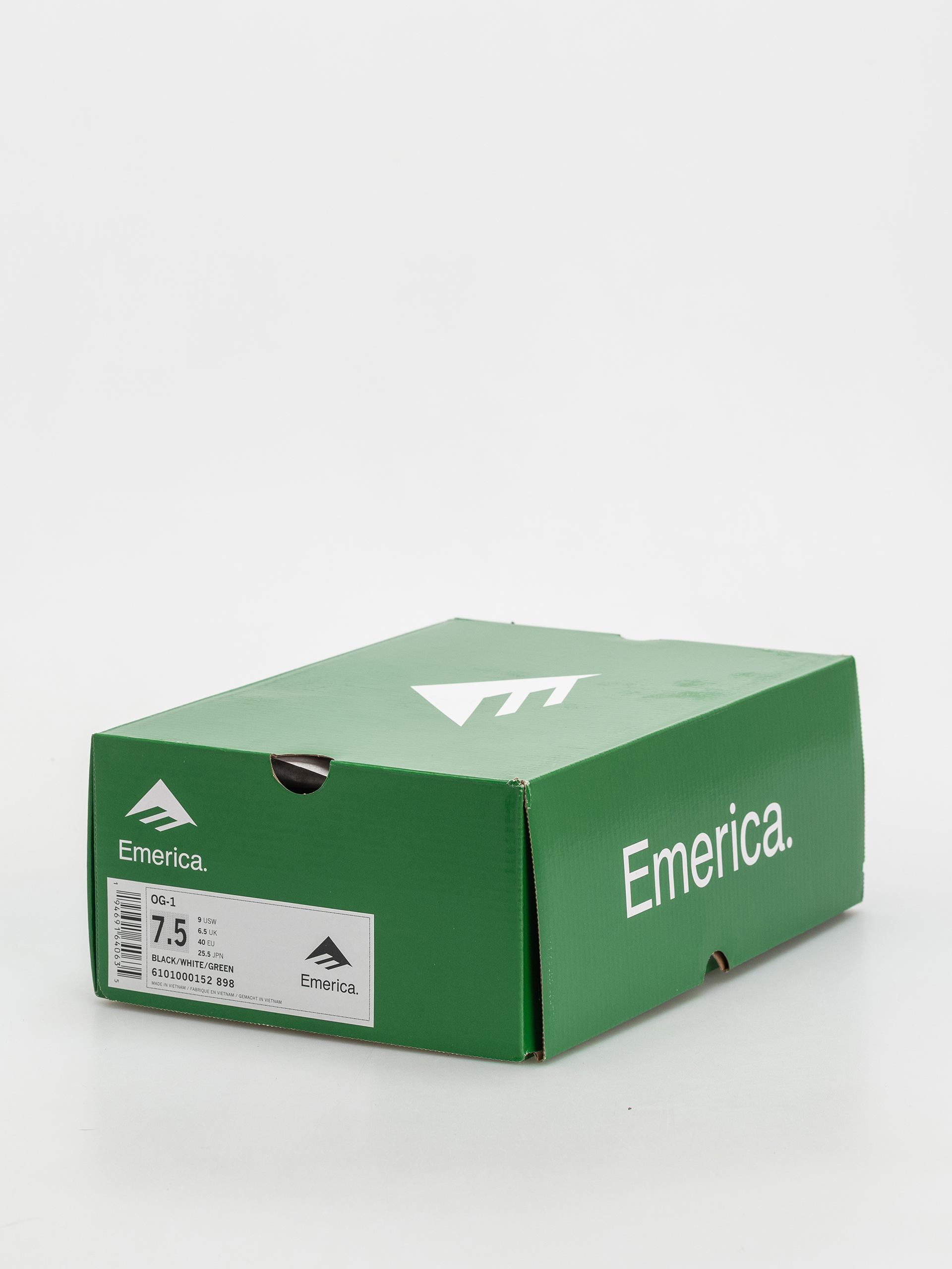 Emerica Og 1 Cipők (black/white/green)