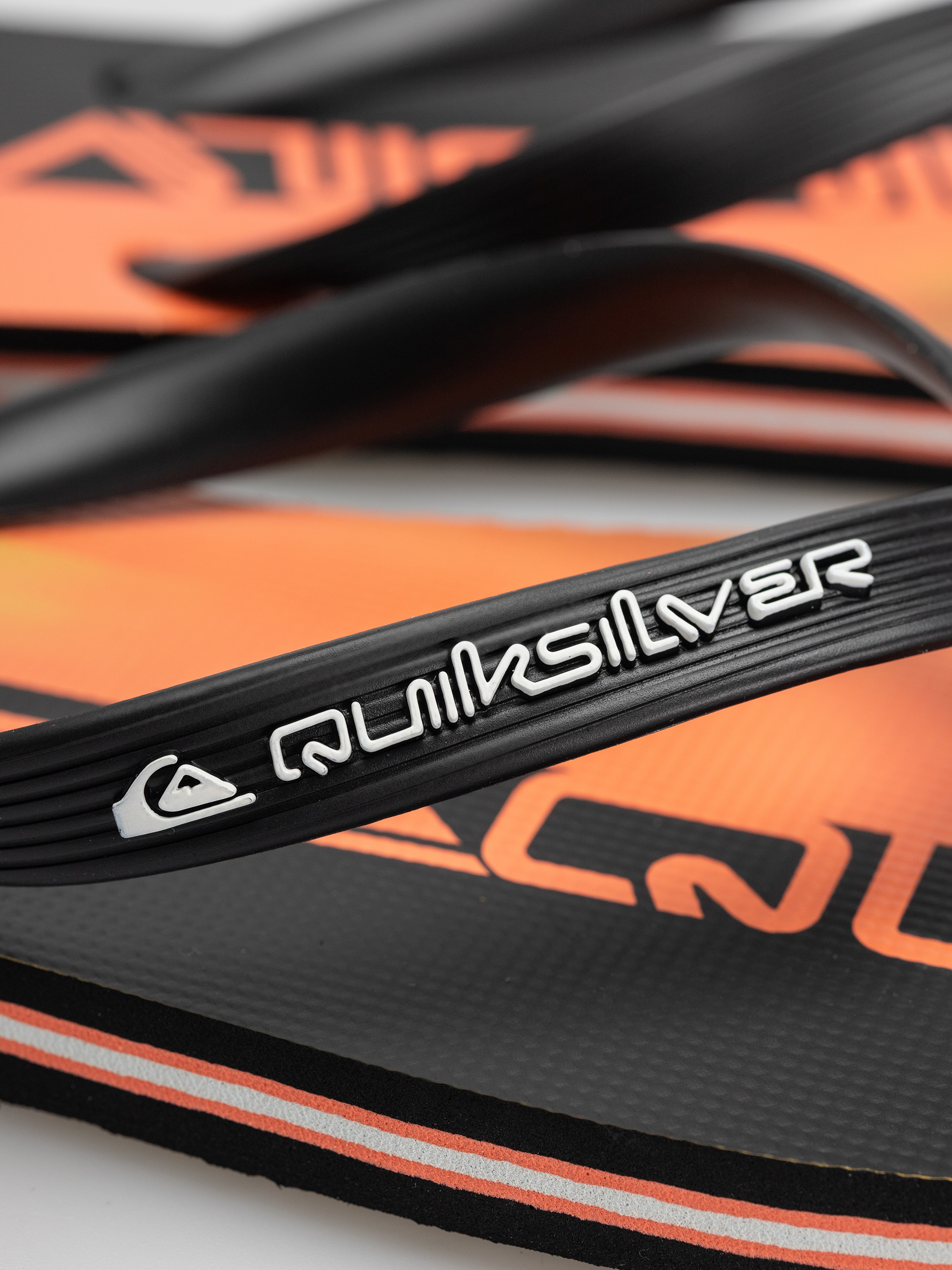 Quiksilver Molokai Art 25 Flip-flop papucsok (fiery coral wordblock)