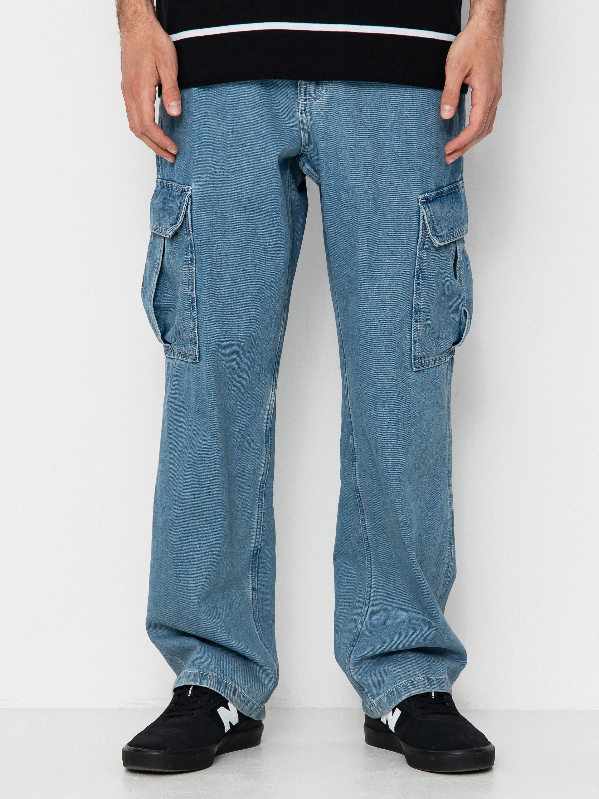 Vans Service Cargo Loose Denim Kisnadrág (stonewash/blue)