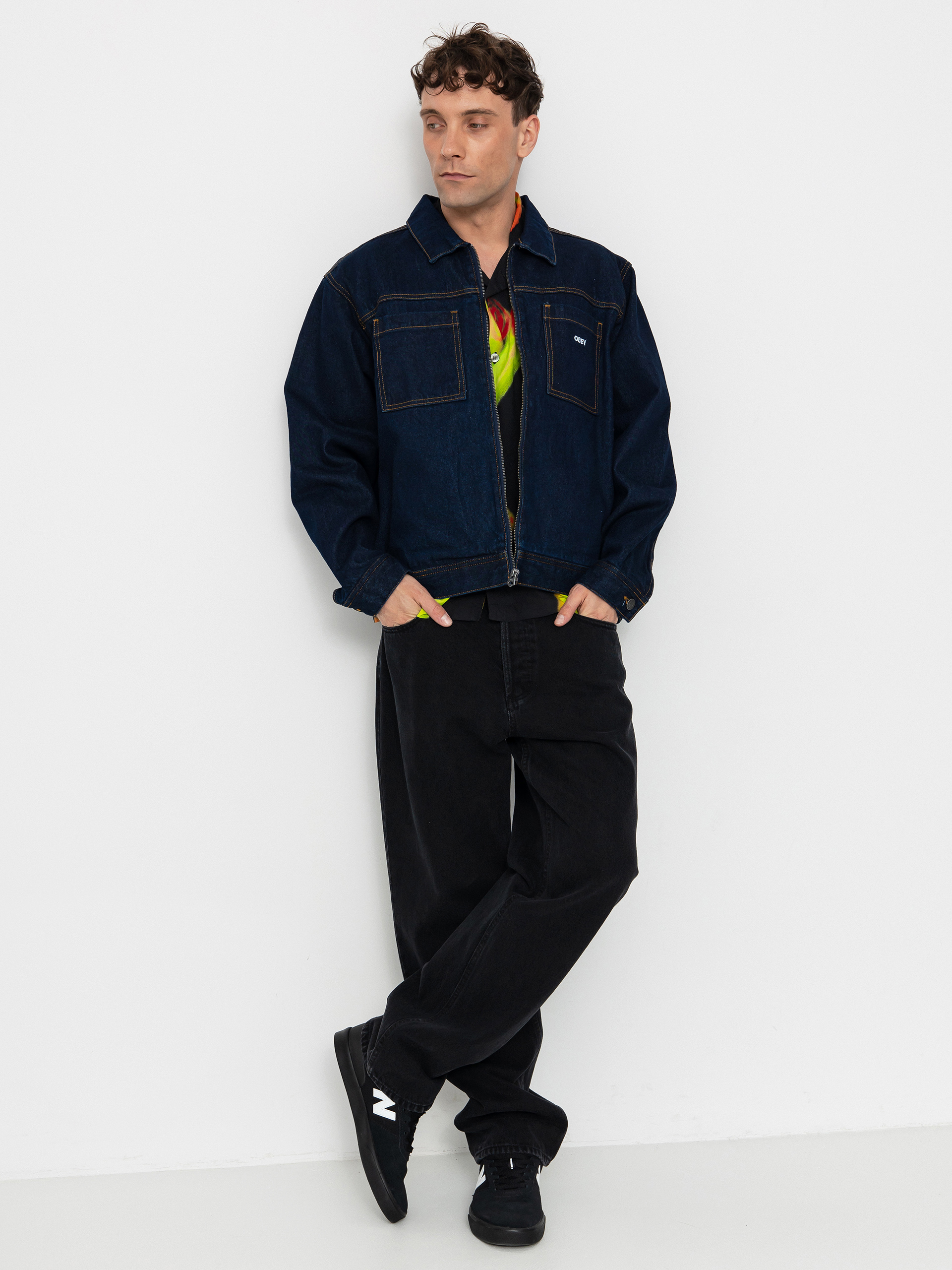 OBEY Icon Hardwork Dzseki (rinse indigo)