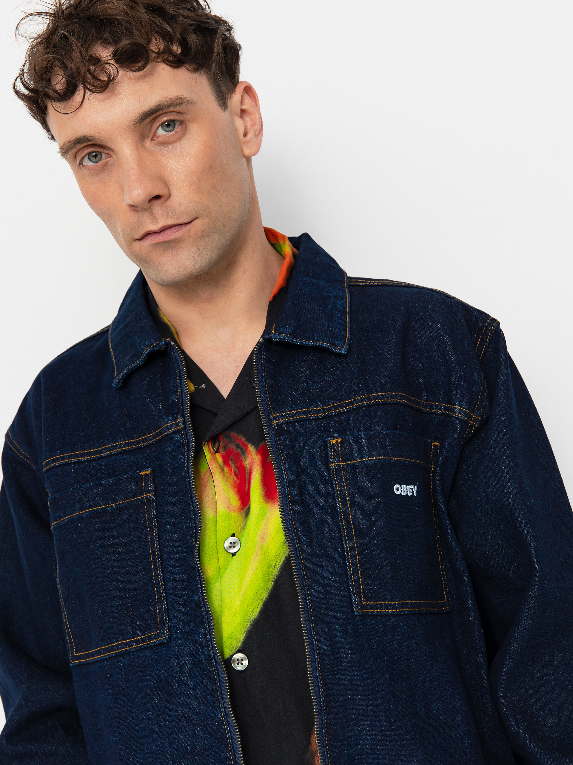 OBEY Icon Hardwork Dzseki (rinse indigo)