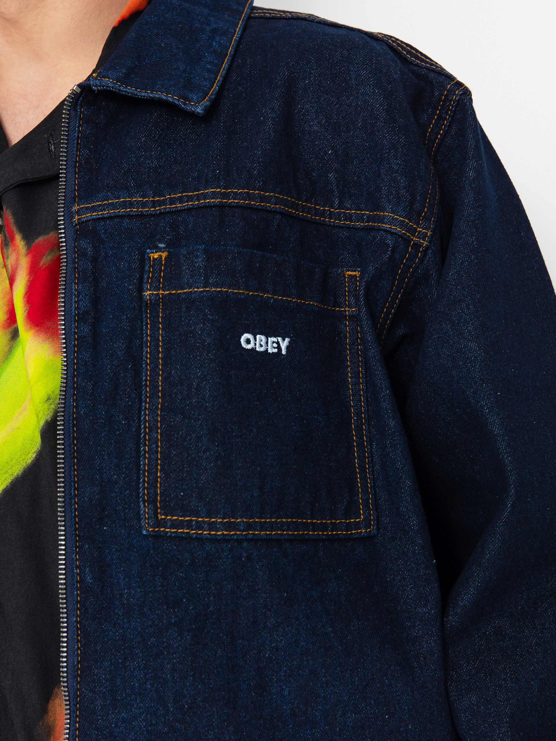 OBEY Icon Hardwork Dzseki (rinse indigo)