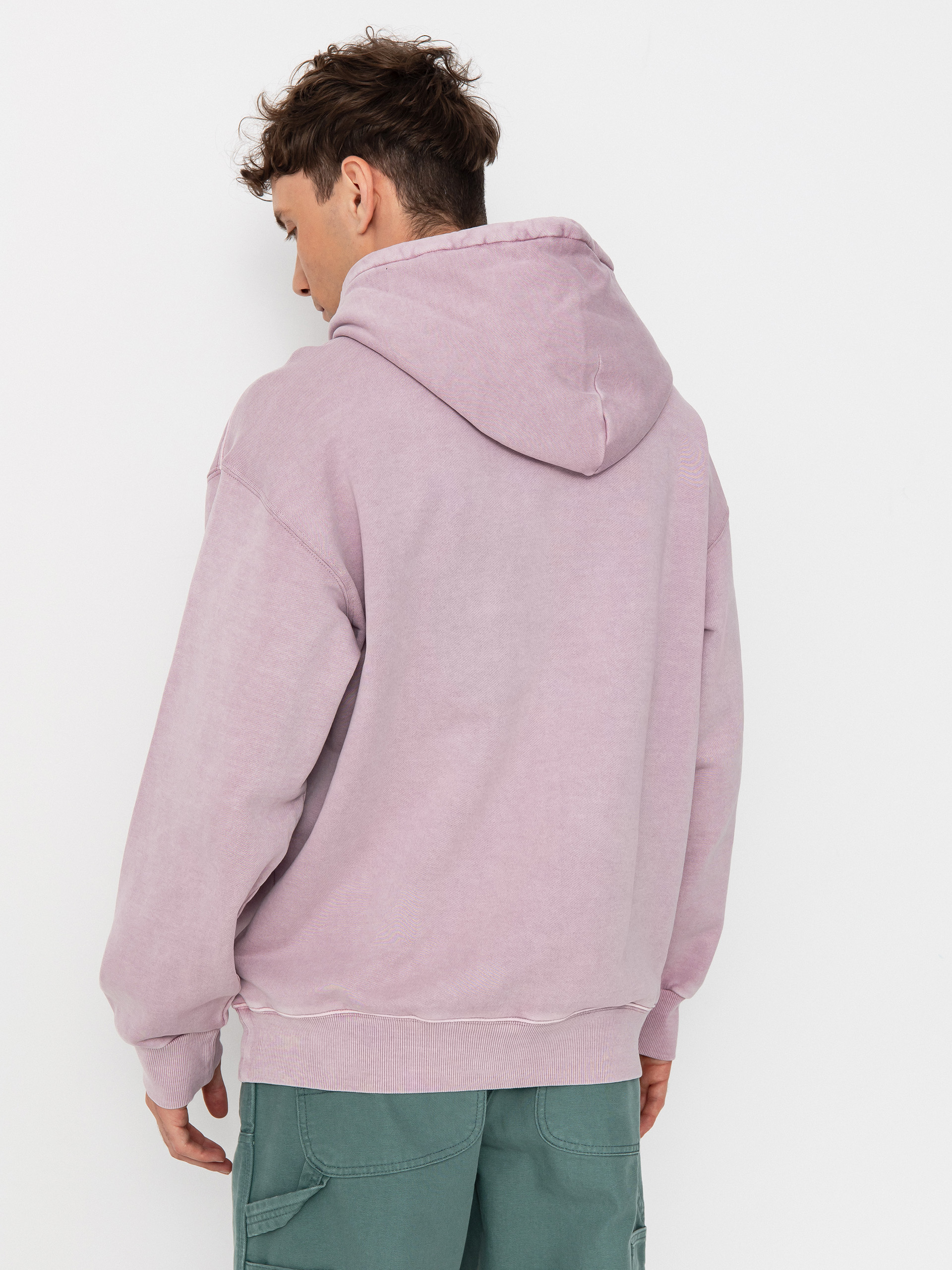 Kapucnis pulóver Carhartt WIP Nelson HD (hortensia)