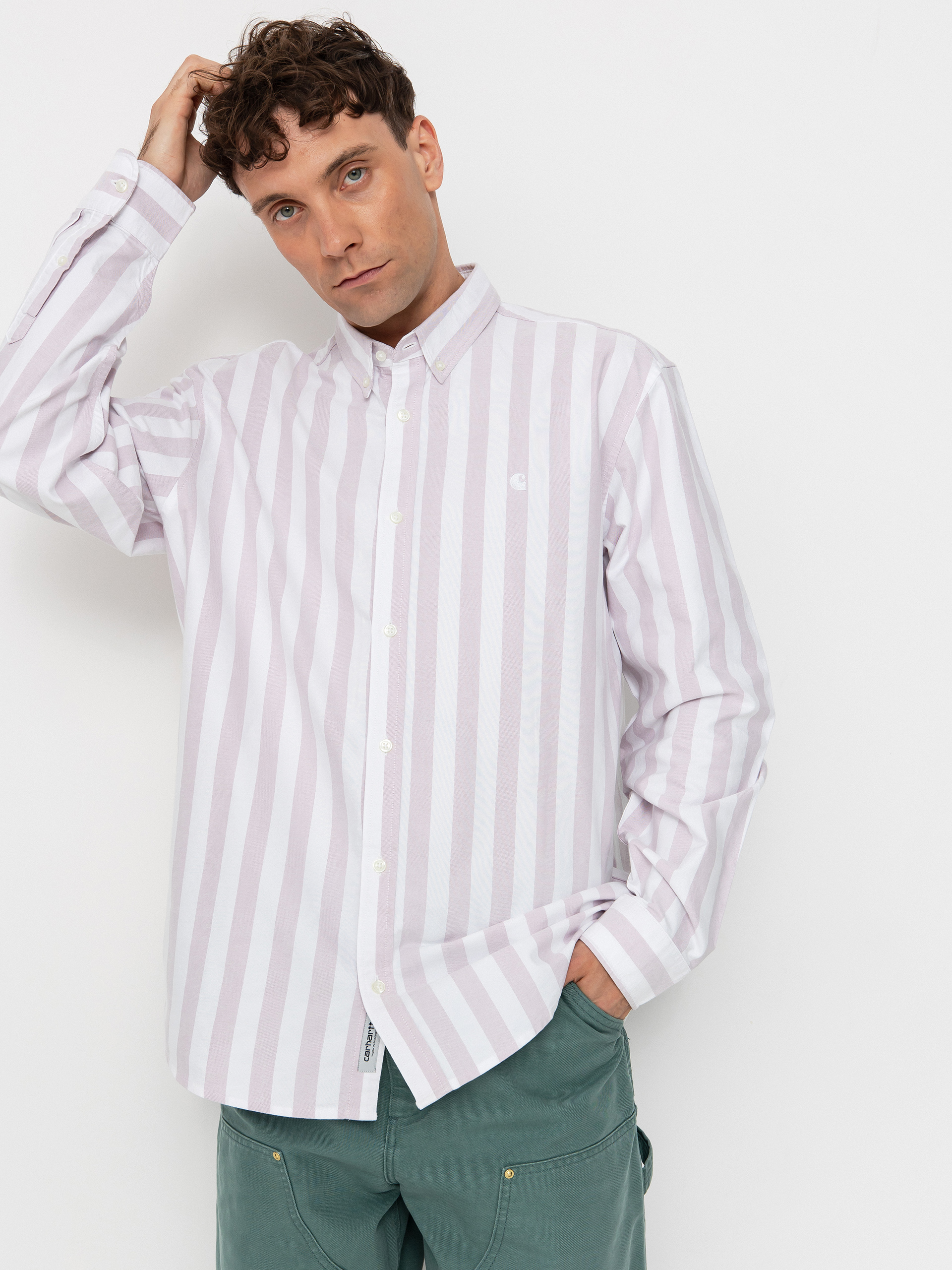 Carhartt WIP Dillion Ing (dillion stripe/hortensia/white)