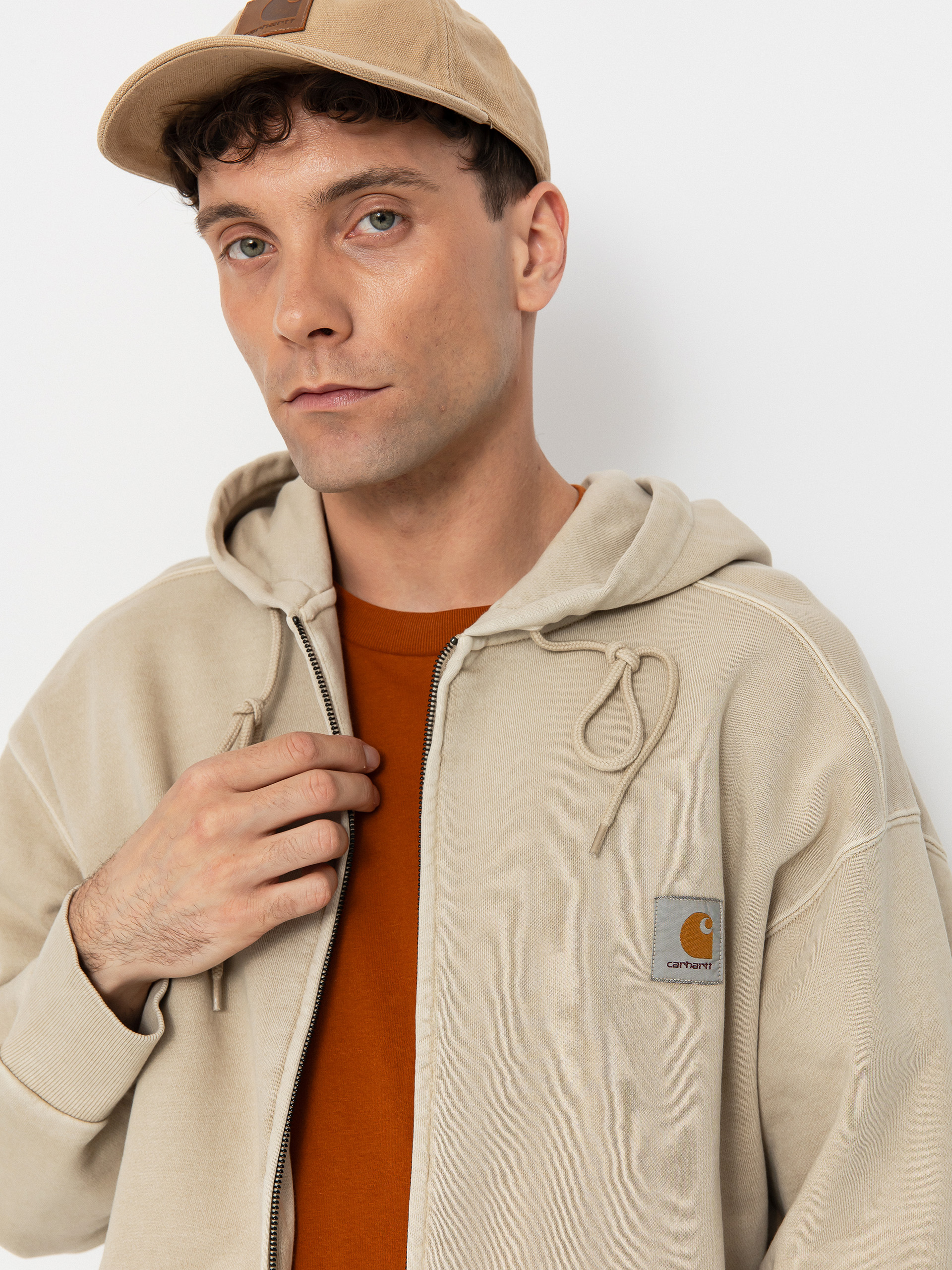 Carhartt WIP Nelson ZHD Kapucnis pulóver (fleur de sel)