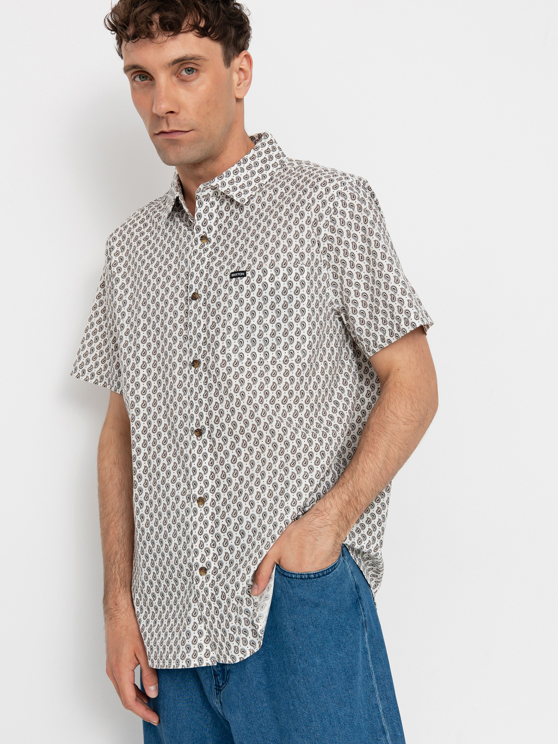 Brixton Charter Print Ing (off white/paisley)