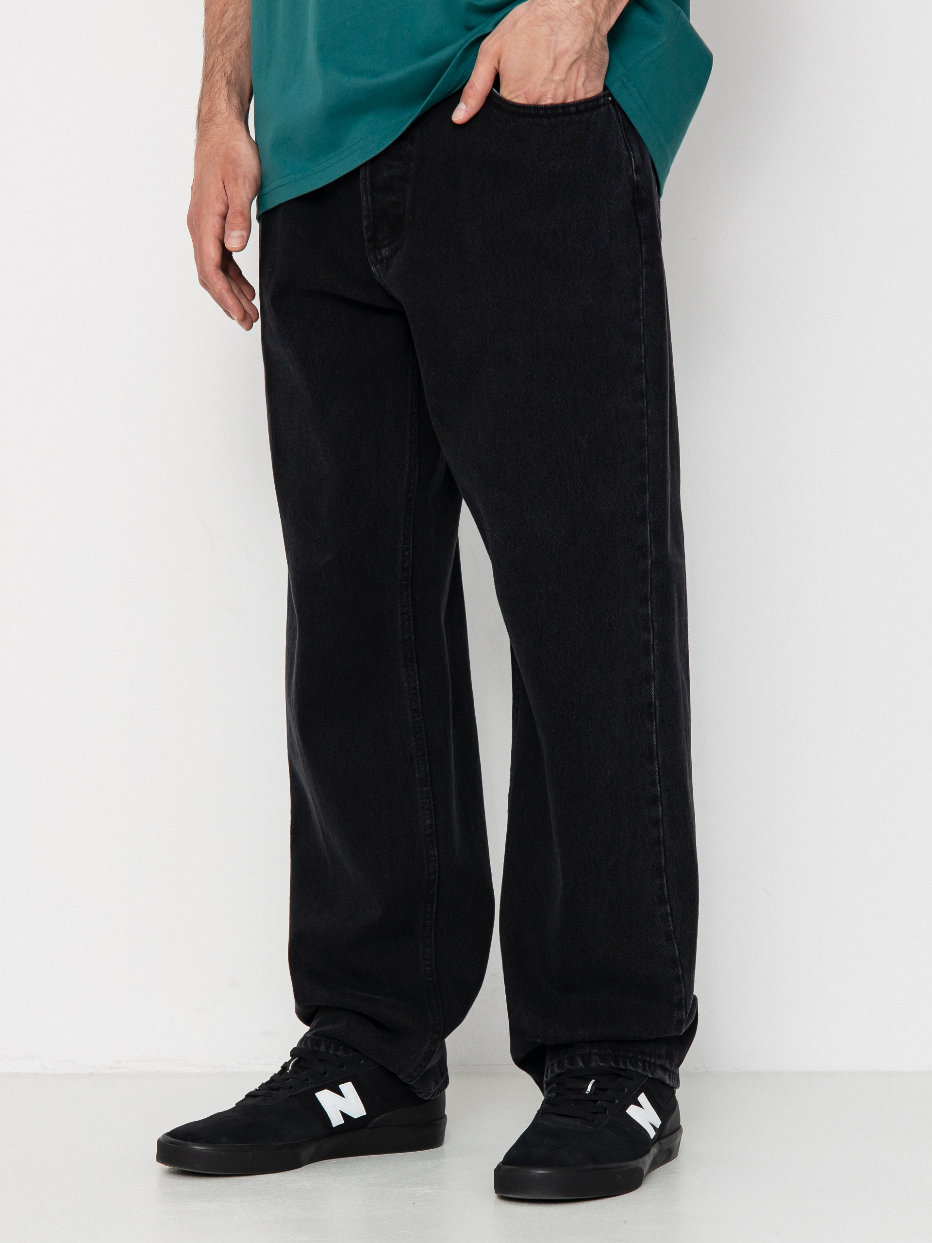 Kisnadrág OBEY Hardwork Denim (faded black)