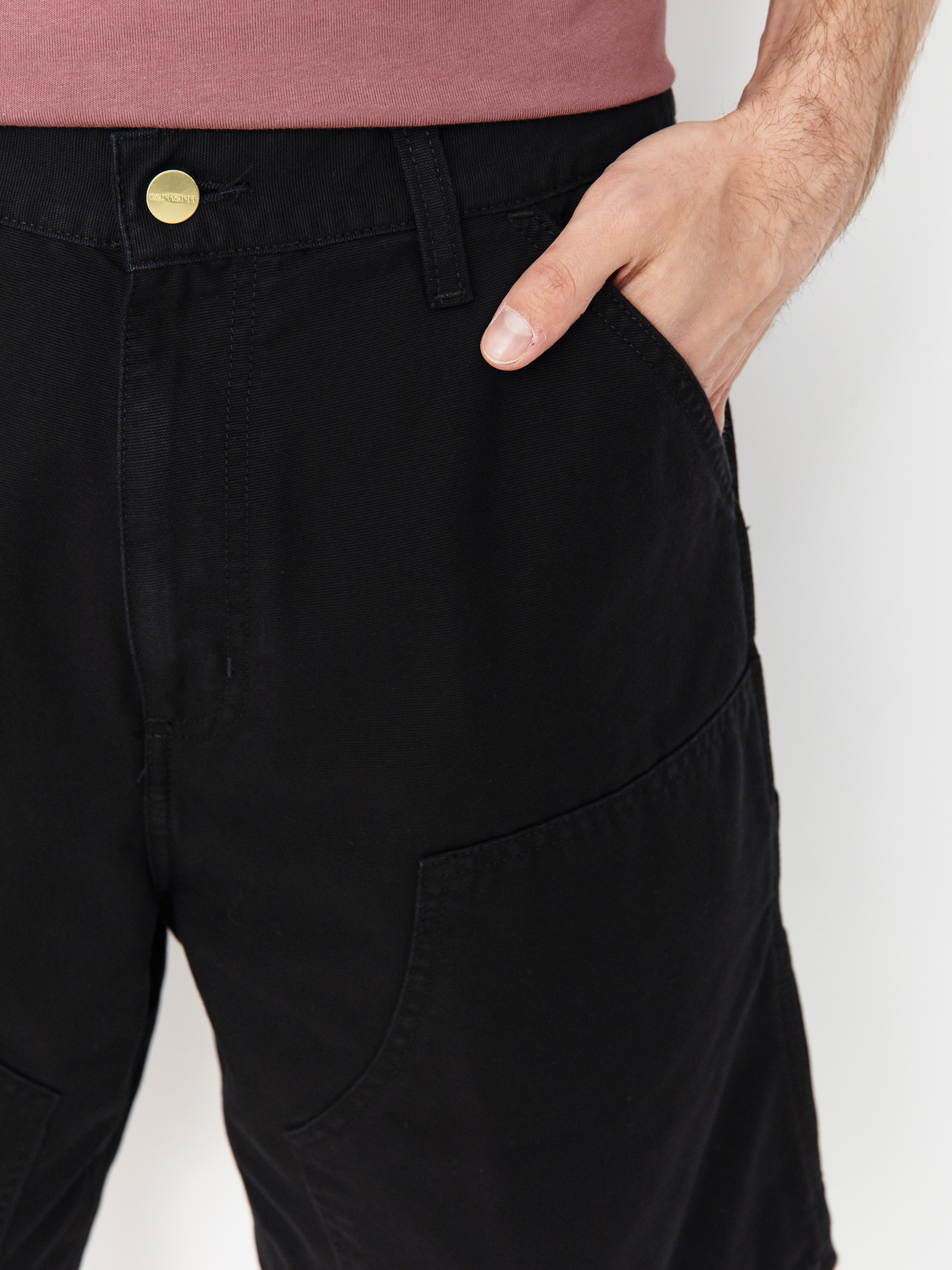 Rövidnadrág Carhartt WIP Double Knee (black)