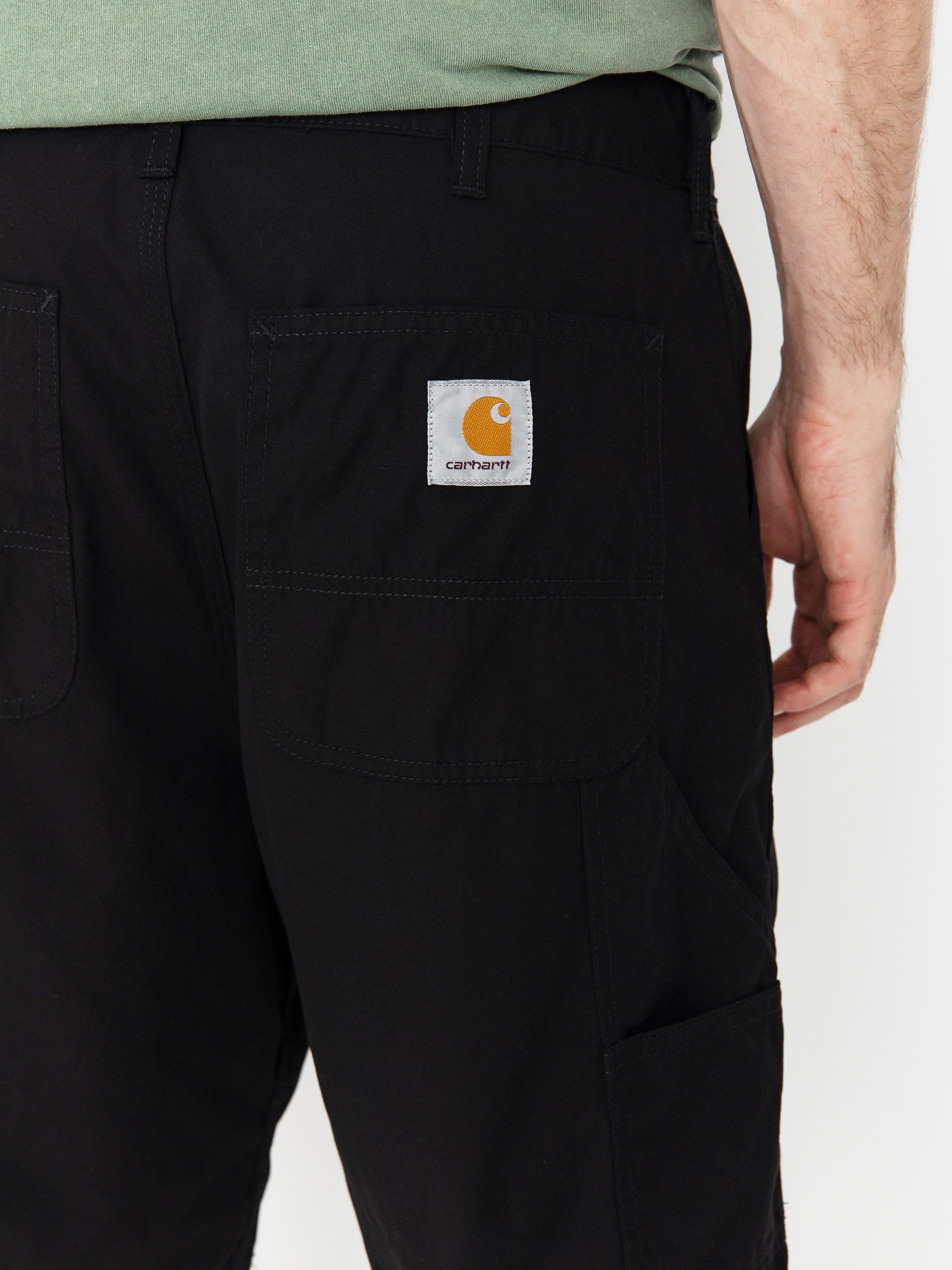 Rövidnadrág Carhartt WIP Double Knee (black)