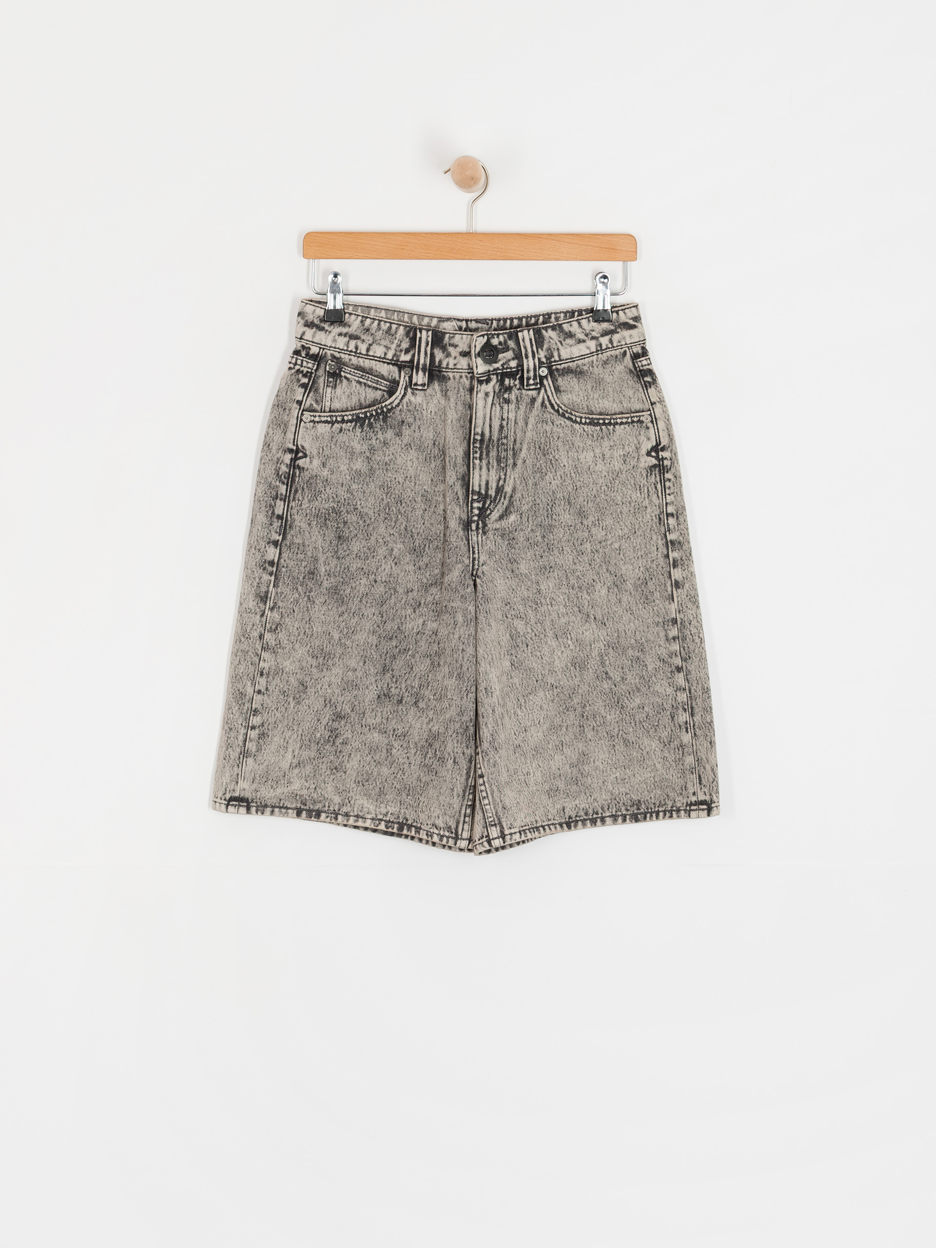Volcom Beeggy Denim Wmn Rövidnadrág (grey vintage)